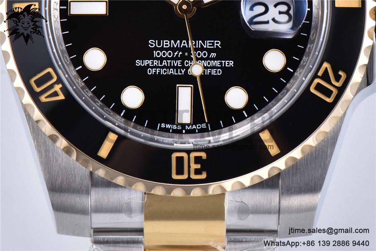 Submariner 116613 LN Black Ceramic ARF 1:1 Best Edition 904L SS Case and Bracelet A2824 V3 - Image 13