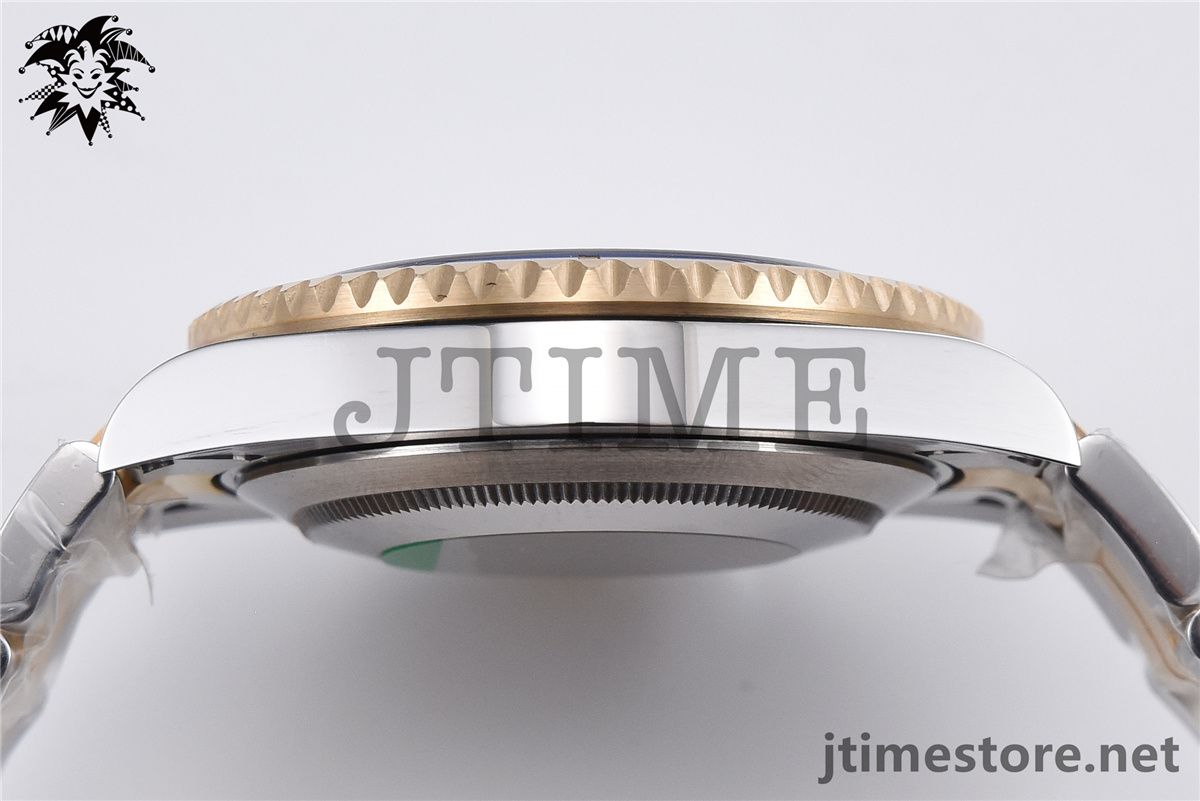Submariner 116613 LN Noob V8 1:1 Best Edition YG Wrapped Bezel Black Dial on SS/YG Bracelet A2836 - Image 5