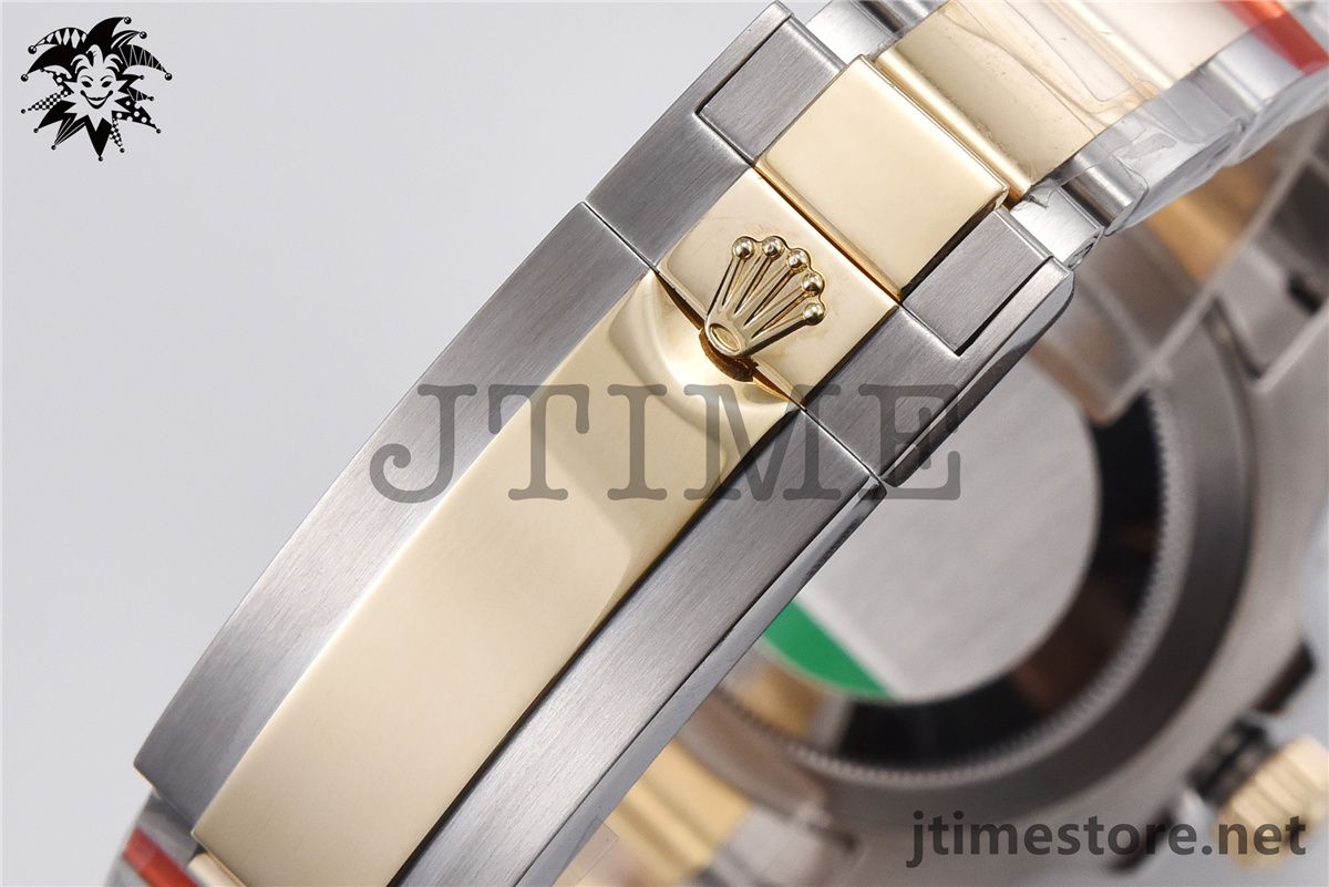 Submariner 116613 LN Noob V8 1:1 Best Edition YG Wrapped Bezel Black Dial on SS/YG Bracelet A2836 - Image 8