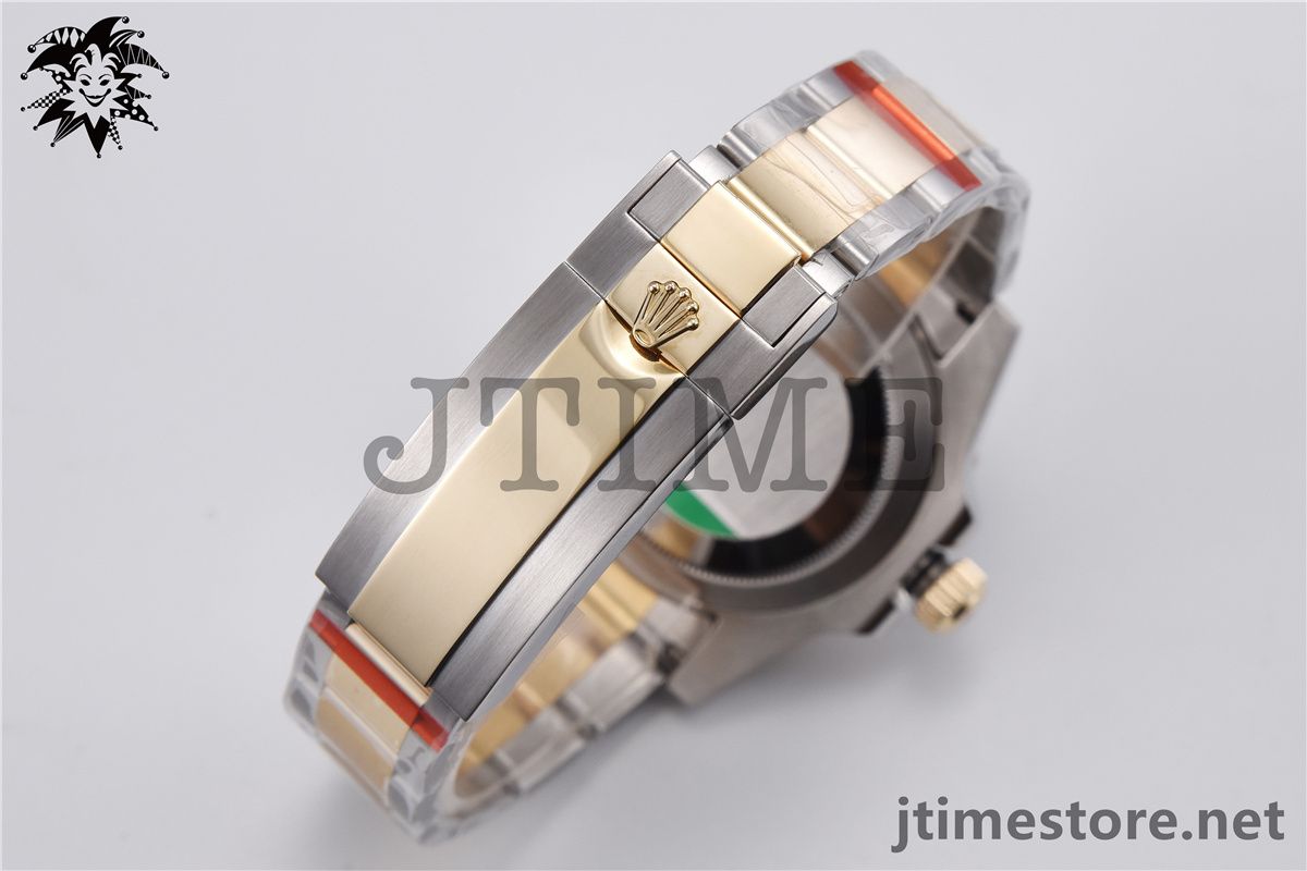 Submariner 116613 LN Noob V8 1:1 Best Edition YG Wrapped Bezel Black Dial on SS/YG Bracelet A2836 - Image 9