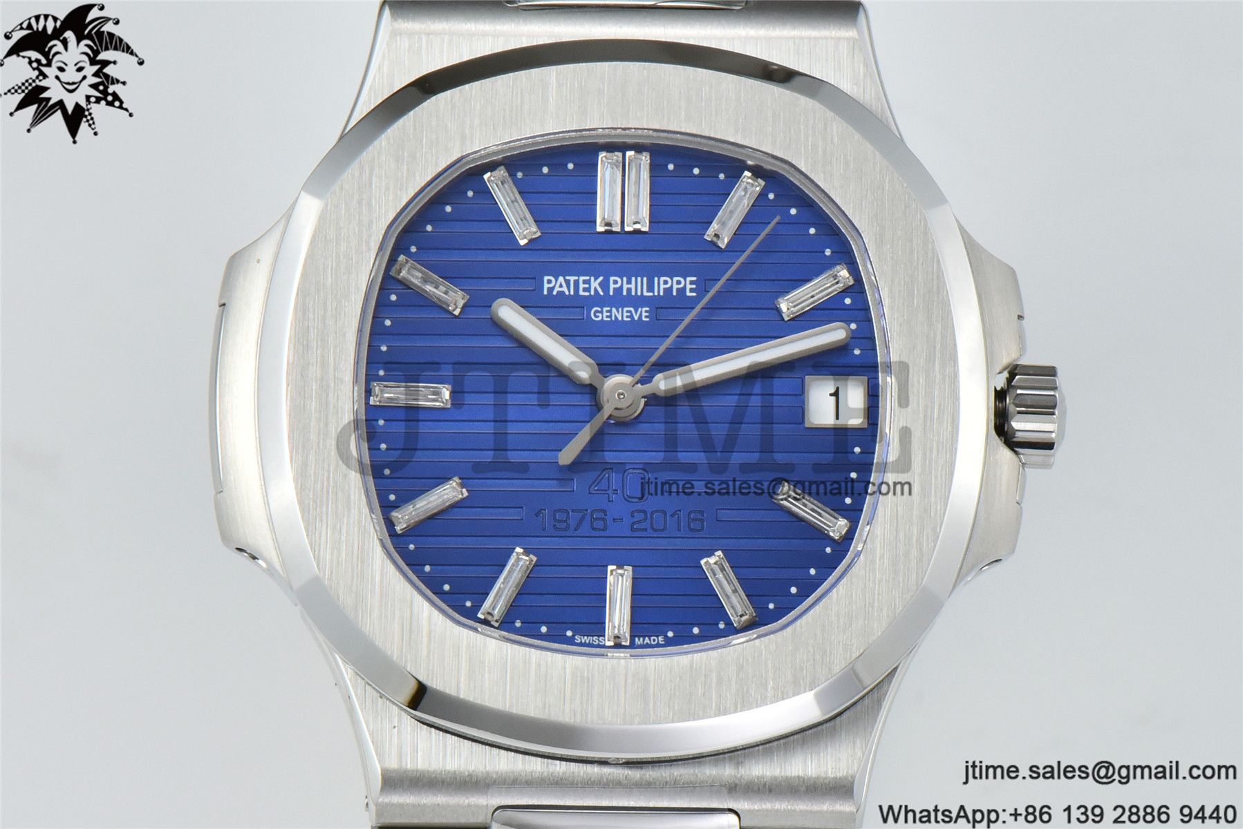 Nautilus 5711 3KF 1:1 Best Edition 40th Anniversary Blue Dial on SS Bracelet A324 Super Clone V2 - Image 3