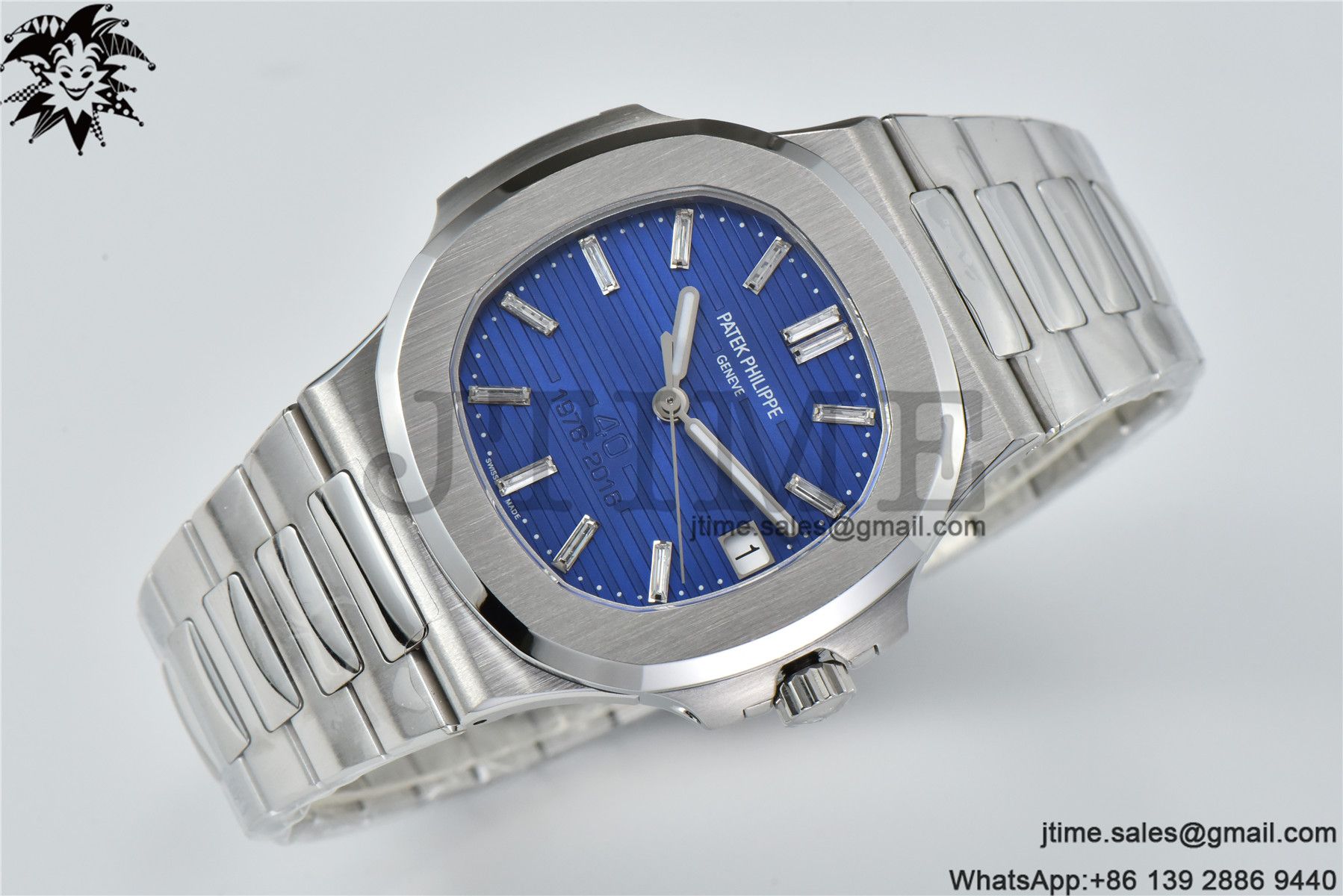 Nautilus 5711 3KF 1:1 Best Edition 40th Anniversary Blue Dial on SS Bracelet A324 Super Clone V2 - Image 7