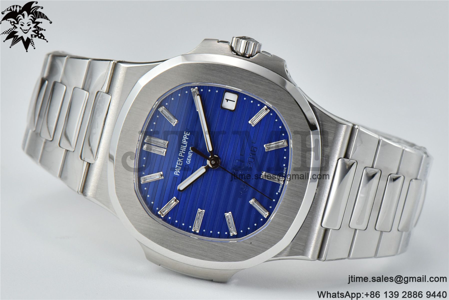 Nautilus 5711 3KF 1:1 Best Edition 40th Anniversary Blue Dial on SS Bracelet A324 Super Clone V2 - Image 6