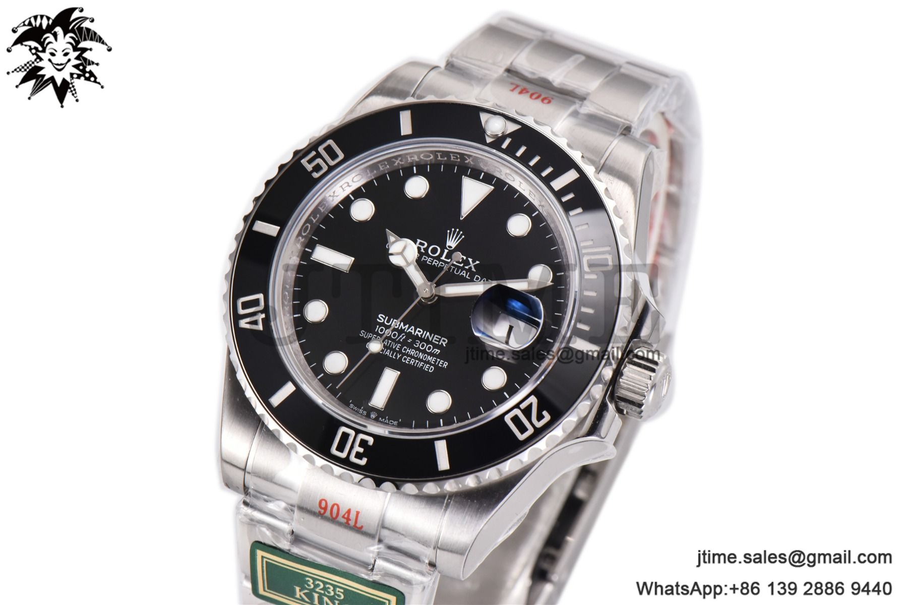 Submariner 41mm 126610 LN Black Ceramic King 1:1 Best Edition 904L SS Case and Bracelet VR3235