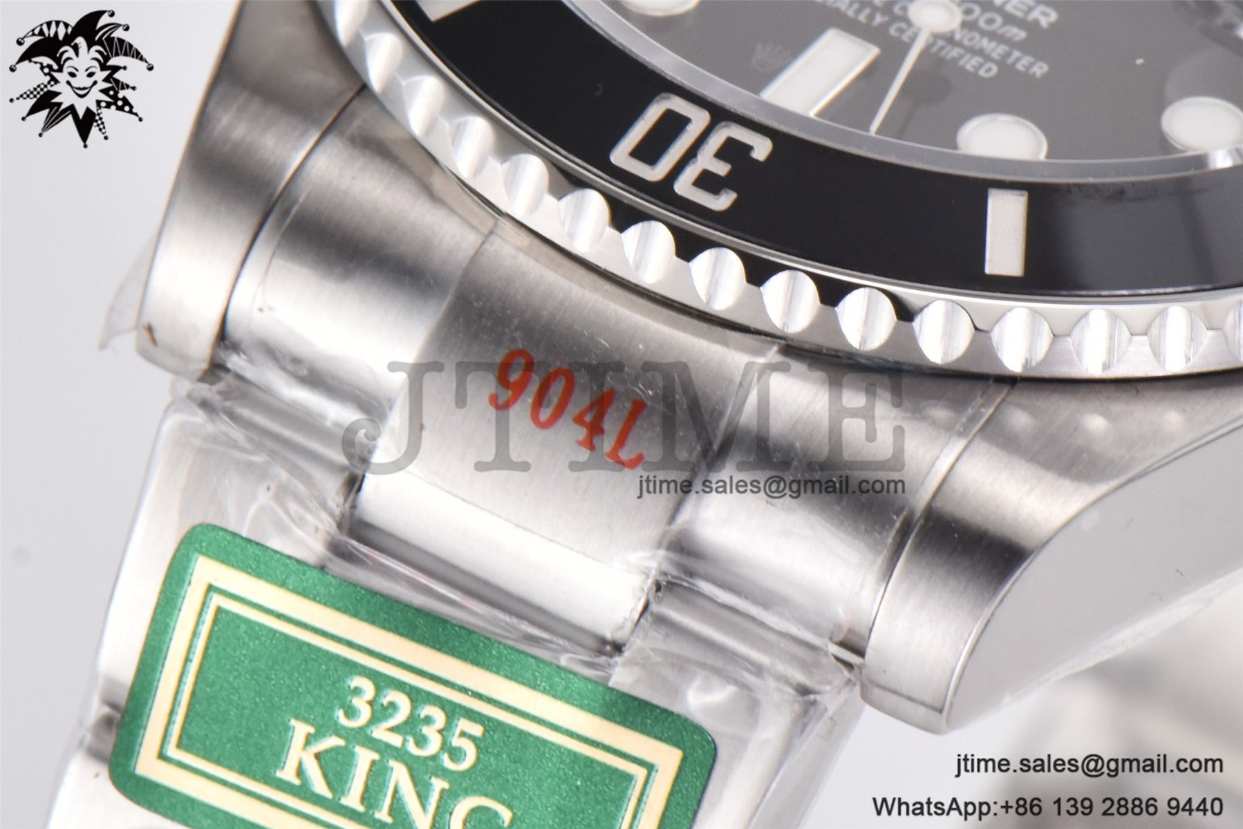 Submariner 41mm 126610 LN Black Ceramic King 1:1 Best Edition 904L SS Case and Bracelet VR3235 - Image 10