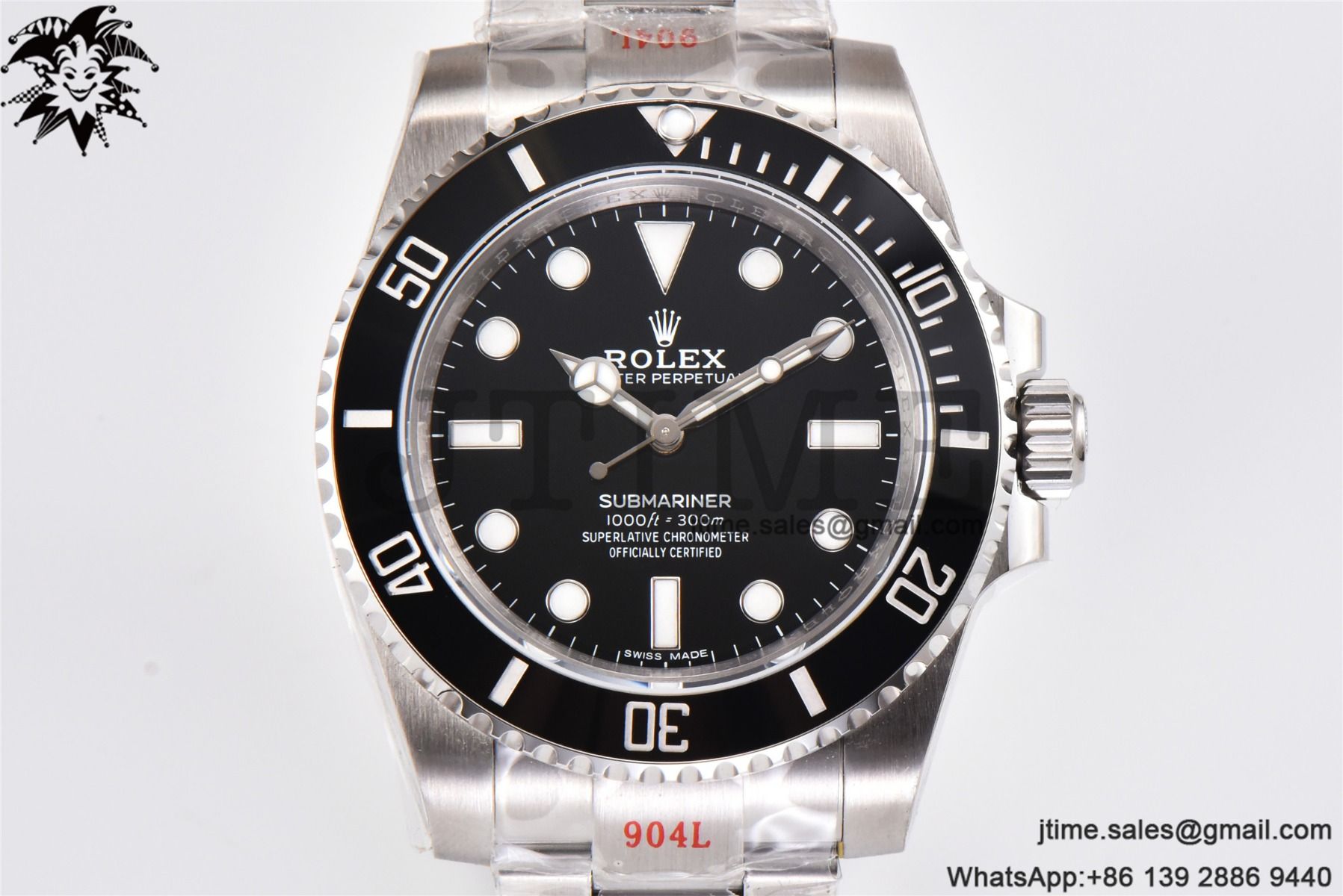 Submariner 114060 LN No Date Black Ceramic King 1:1 Best Edition 904L SS Case and Bracelet VR3130 - Image 3