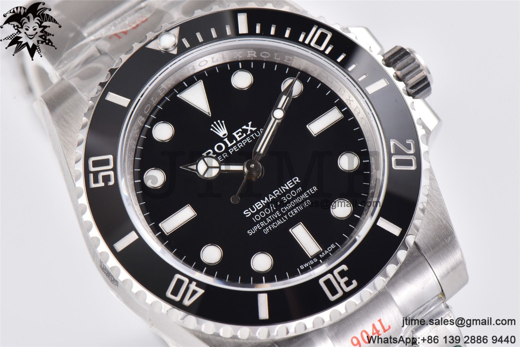 Submariner 114060 LN No Date Black Ceramic King 1:1 Best Edition 904L SS Case and Bracelet VR3130 - Image 5