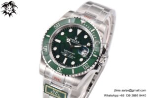 Submariner 116610 LV Green Ceramic King 1:1 Best Edition 904L SS Case and Bracelet VS3135