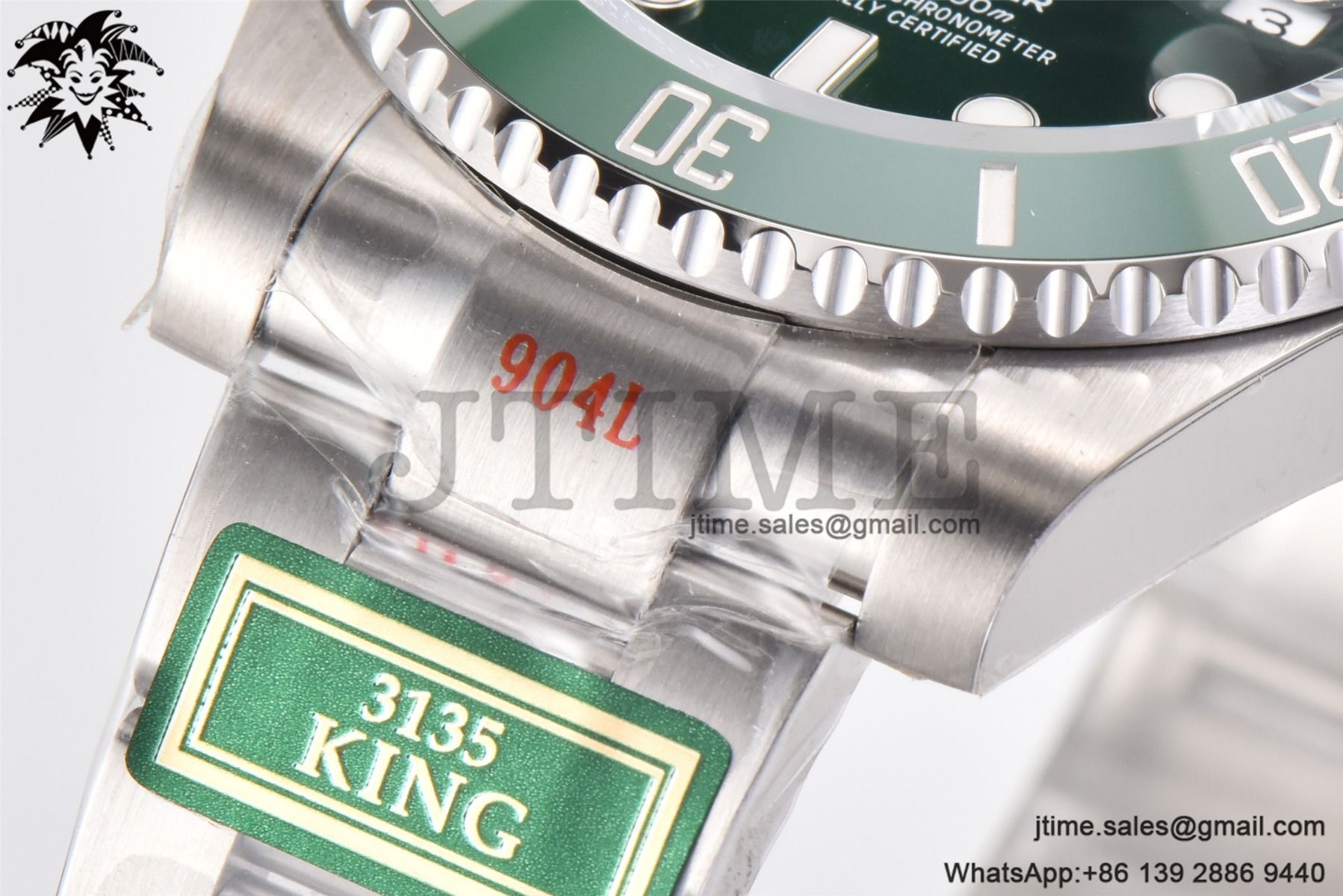Submariner 116610 LV Green Ceramic King 1:1 Best Edition 904L SS Case and Bracelet VS3135 - Image 12