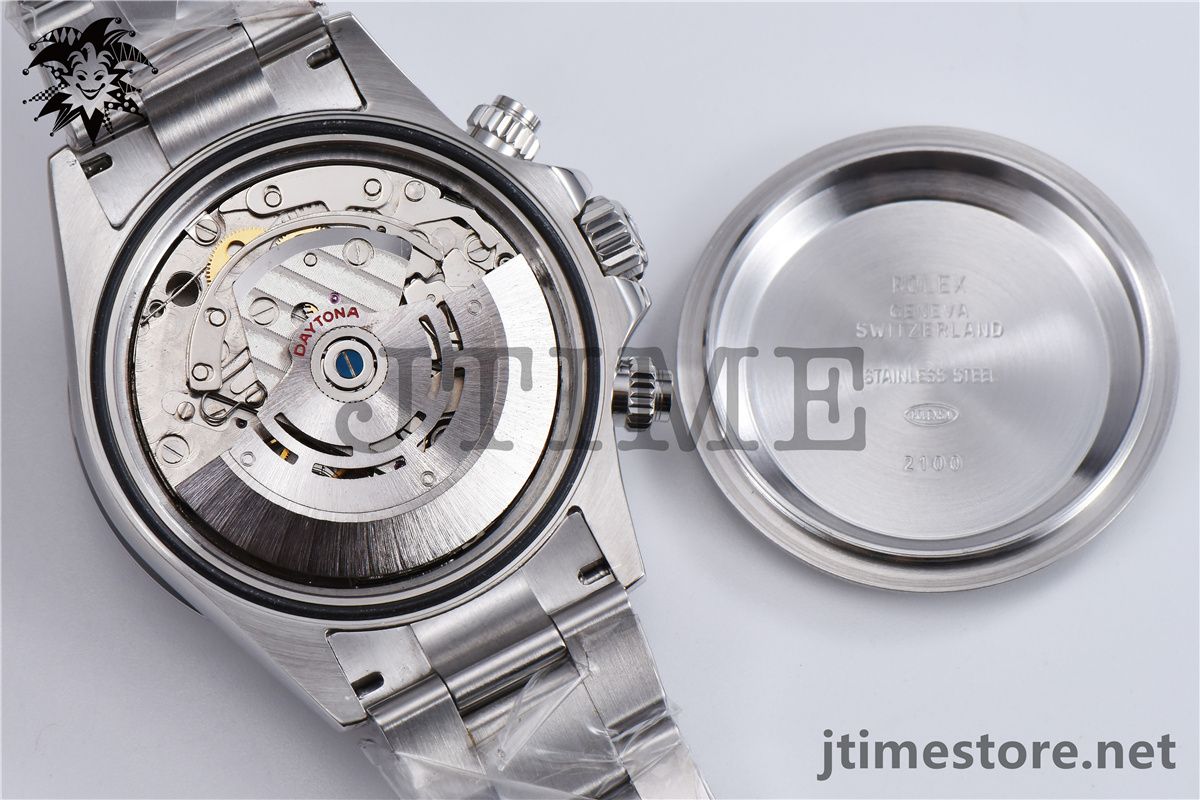 Daytona 116506 Noob 1:1 Best Edition Brown Ceramic Bezel Ice Blue Dial on SS Bracelet A7750 - Image 7