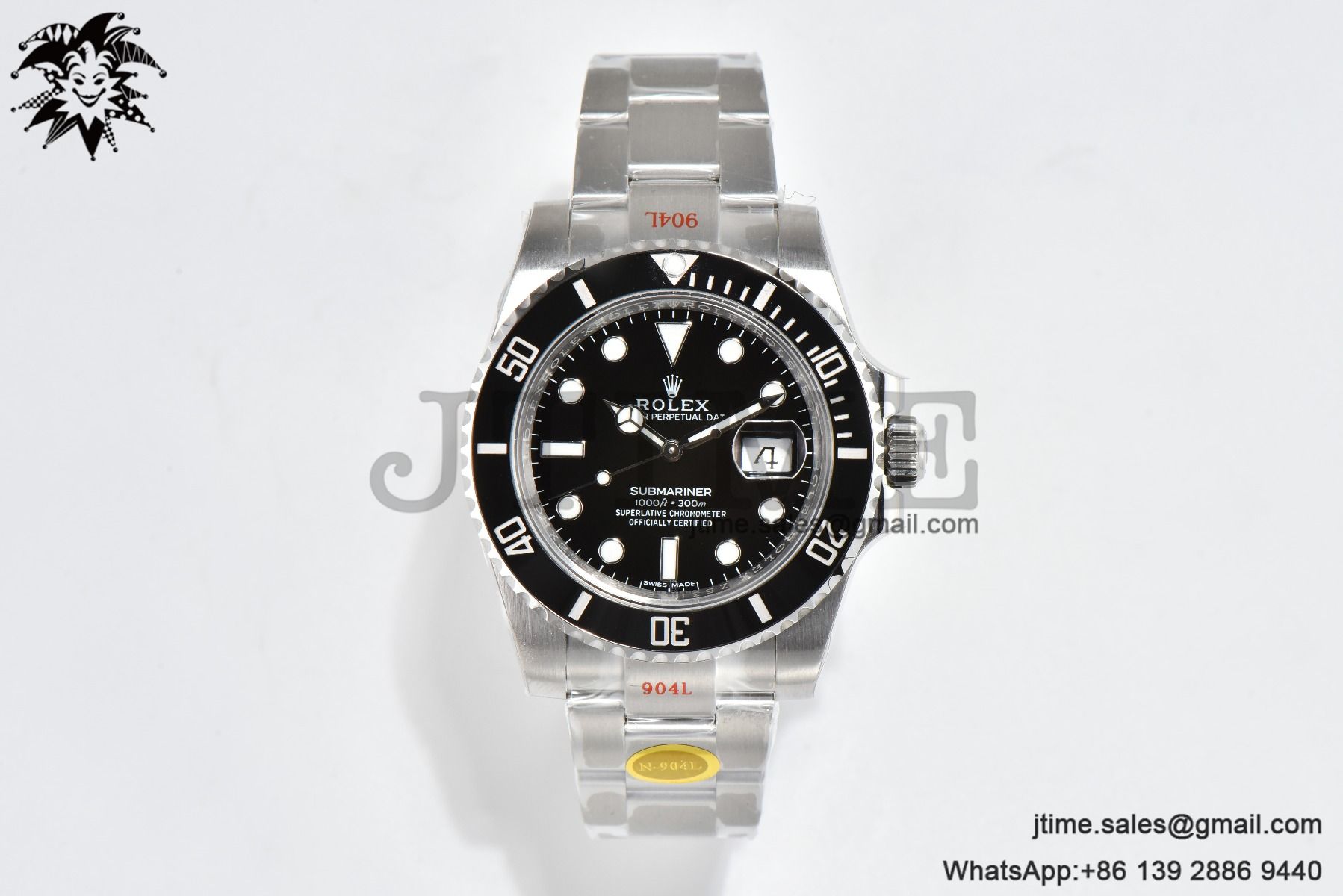 Submariner 116610 LN Black Ceramic Noob 1:1 Best Edition 904L SS Case and Bracelet A2836 V11 - Image 4