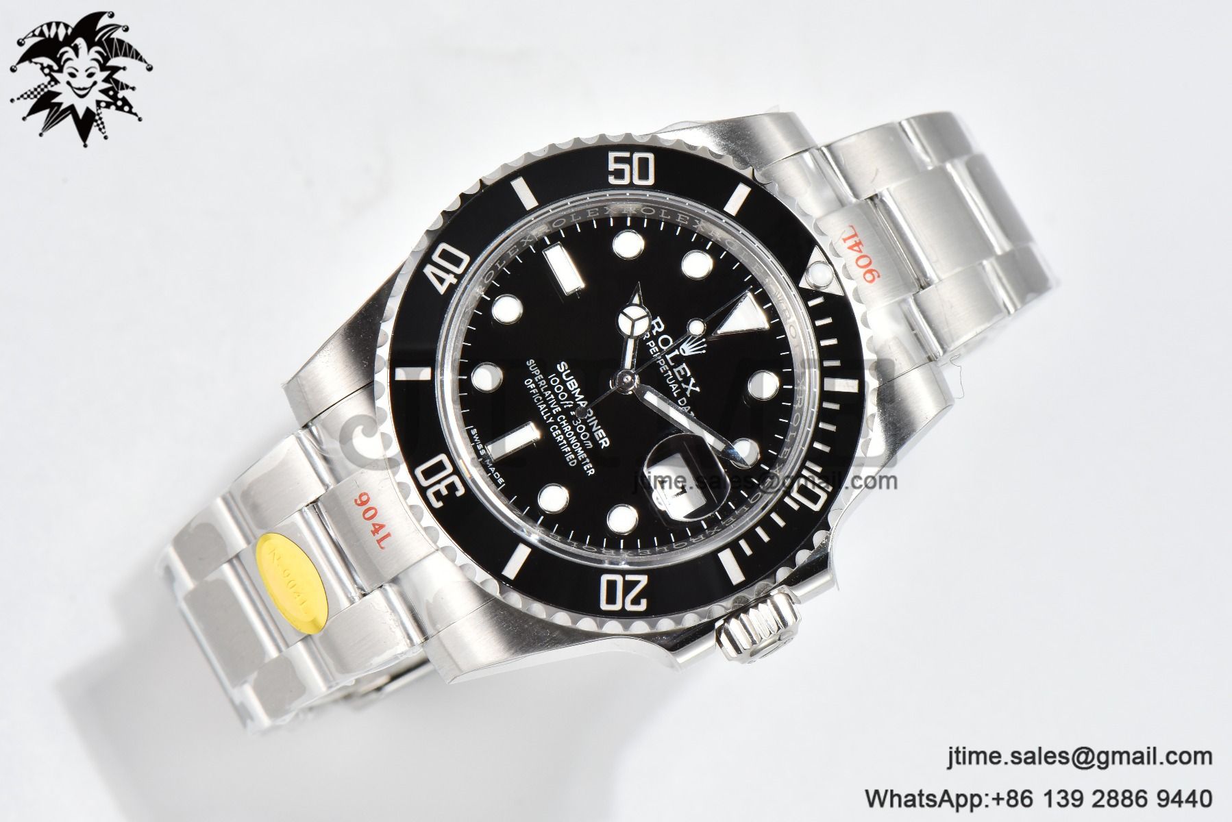 Submariner 116610 LN Black Ceramic Noob 1:1 Best Edition 904L SS Case and Bracelet A2836 V11 - Image 6