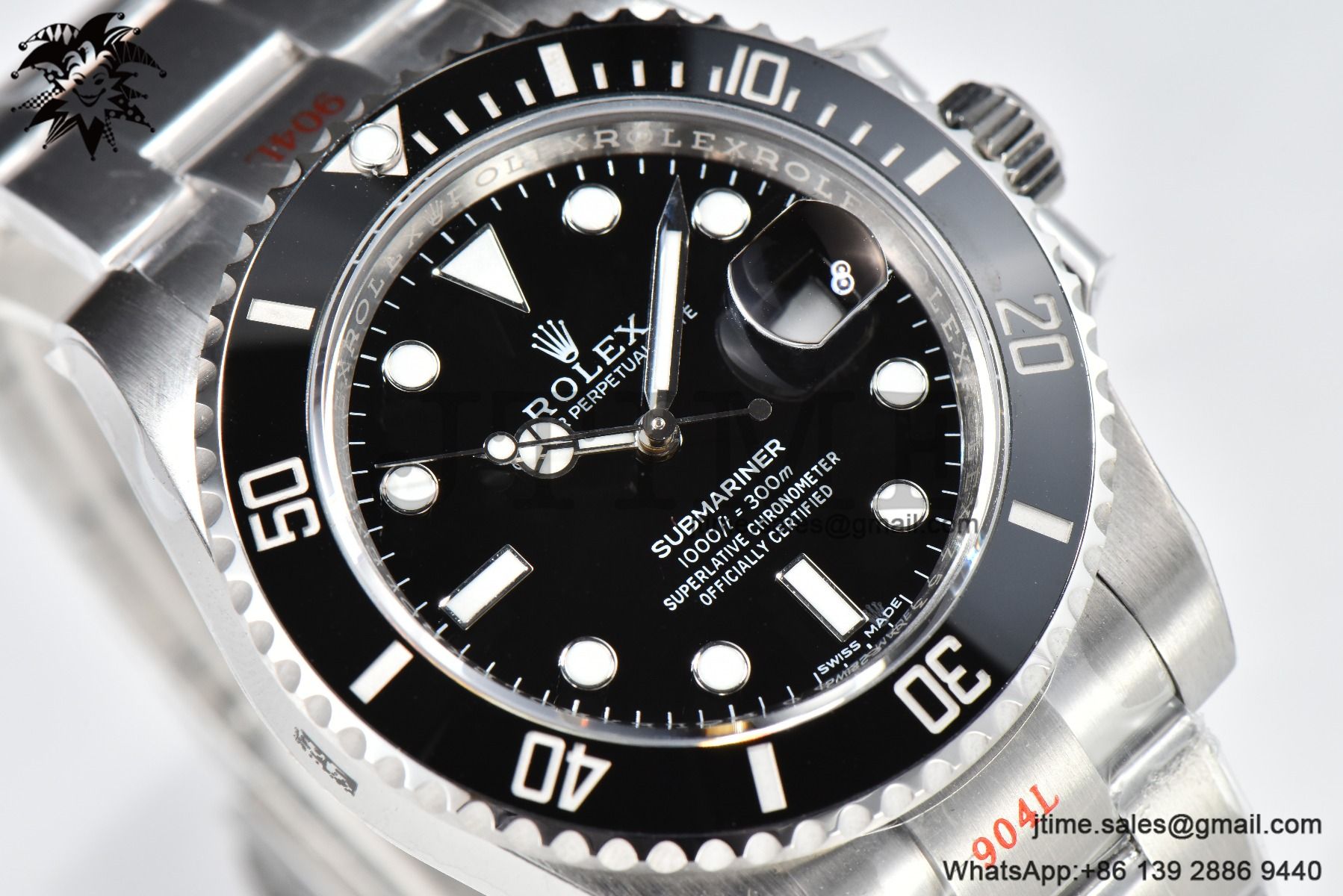 Submariner 116610 LN Black Ceramic Noob 1:1 Best Edition 904L SS Case and Bracelet A2836 V11 - Image 7