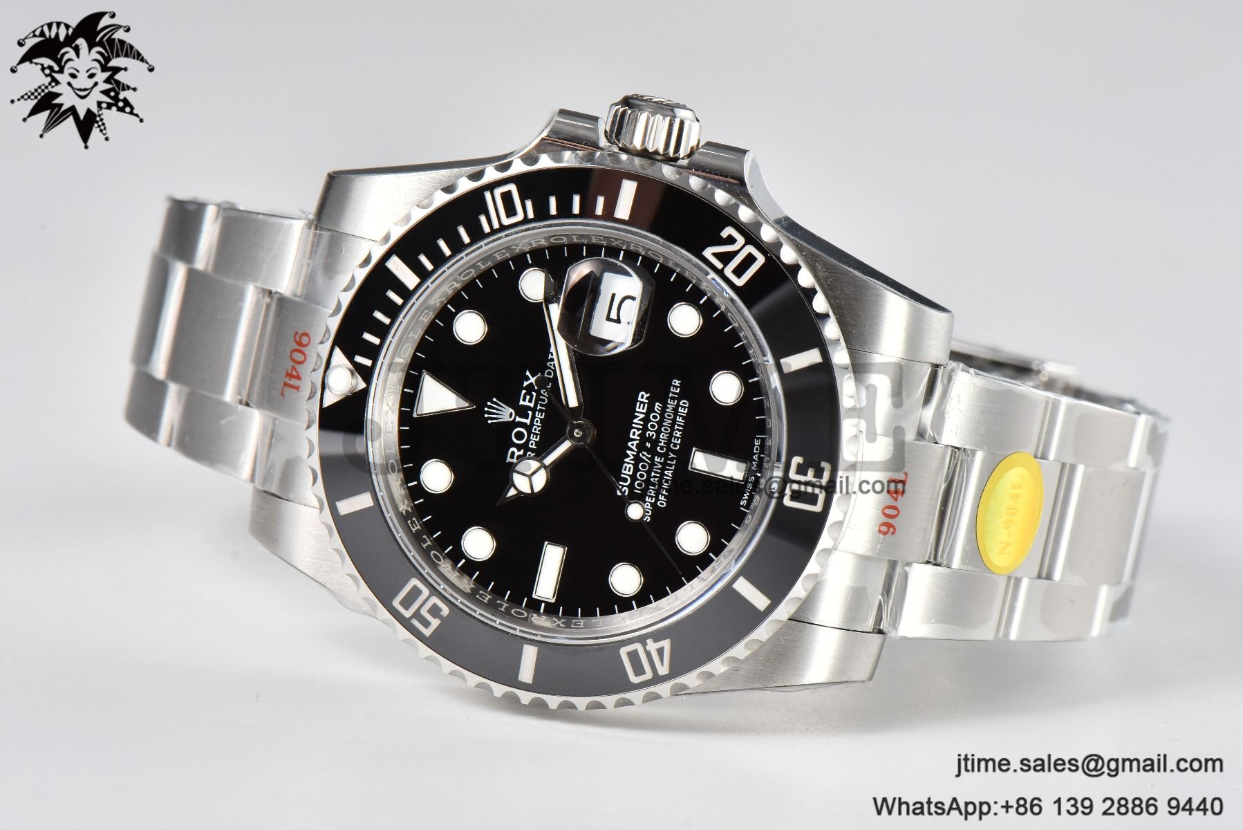 Submariner 116610 LN Black Ceramic Noob 1:1 Best Edition 904L SS Case and Bracelet A2836 V11 - Image 5