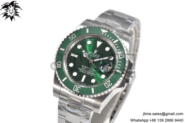 Submariner Hulk 116610 LV Green Ceramic ARF 1:1 Best Edition 904L SS Case and Bracelet VS3135