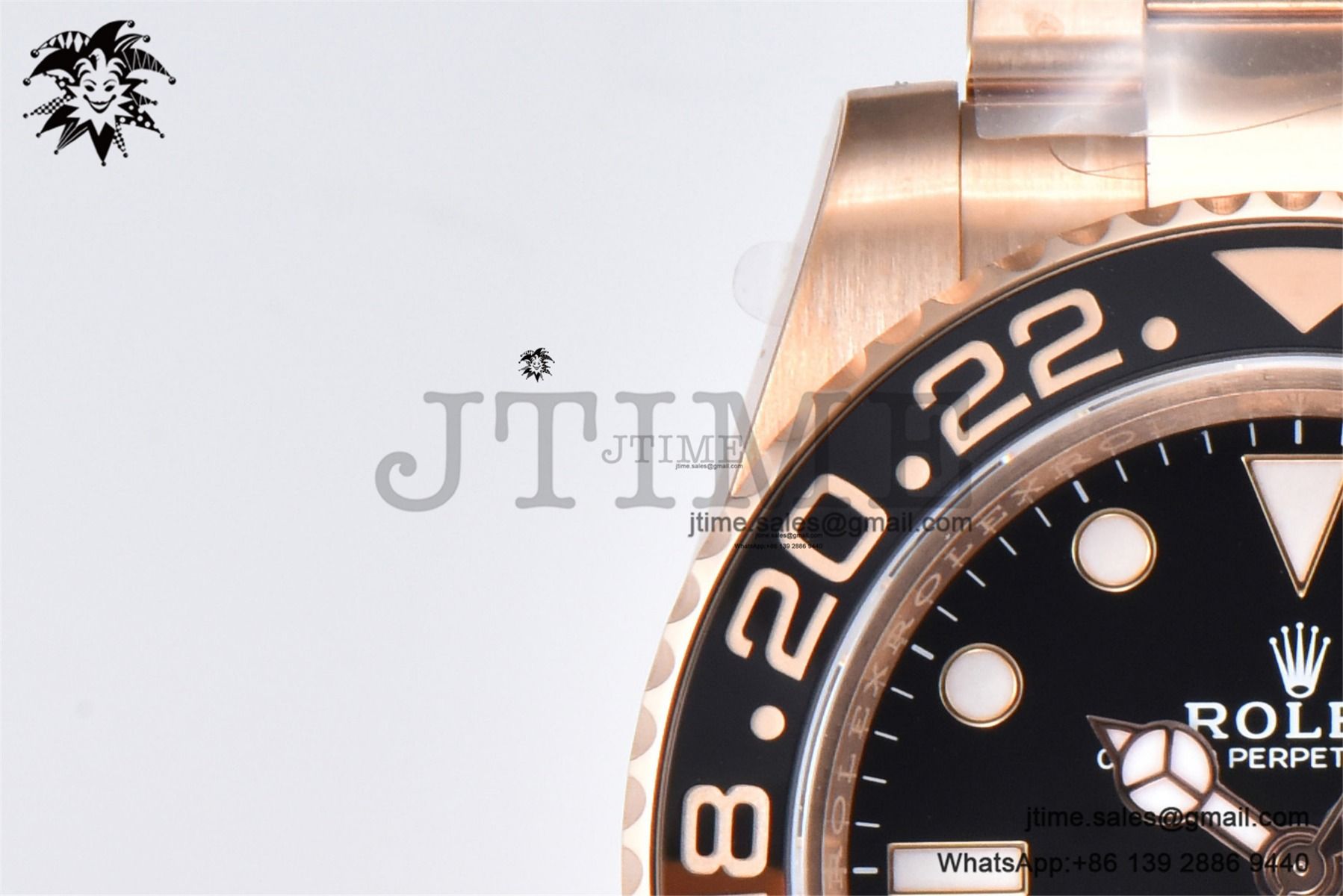 GMT-Master II 126715 CHNR Rootbeer RG Black/Brown Ceramic Clean Factory Best Edition on RG Bracelet VR3186 - Image 16
