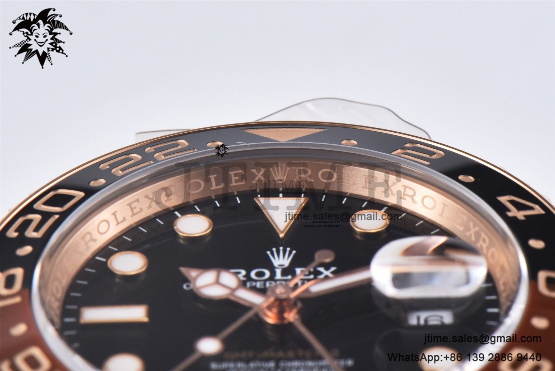 GMT-Master II 126715 CHNR Rootbeer RG Black/Brown Ceramic Clean Factory Best Edition on RG Bracelet VR3186 - Image 14