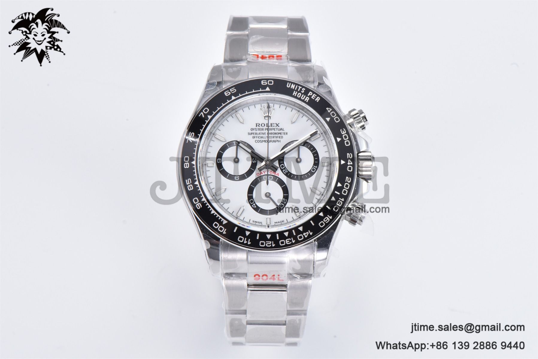 Daytona 116500 Panda Clean Factory 1:1 Best Edition 904L SS Case and Bracelet White Dial SH4131 - Image 4