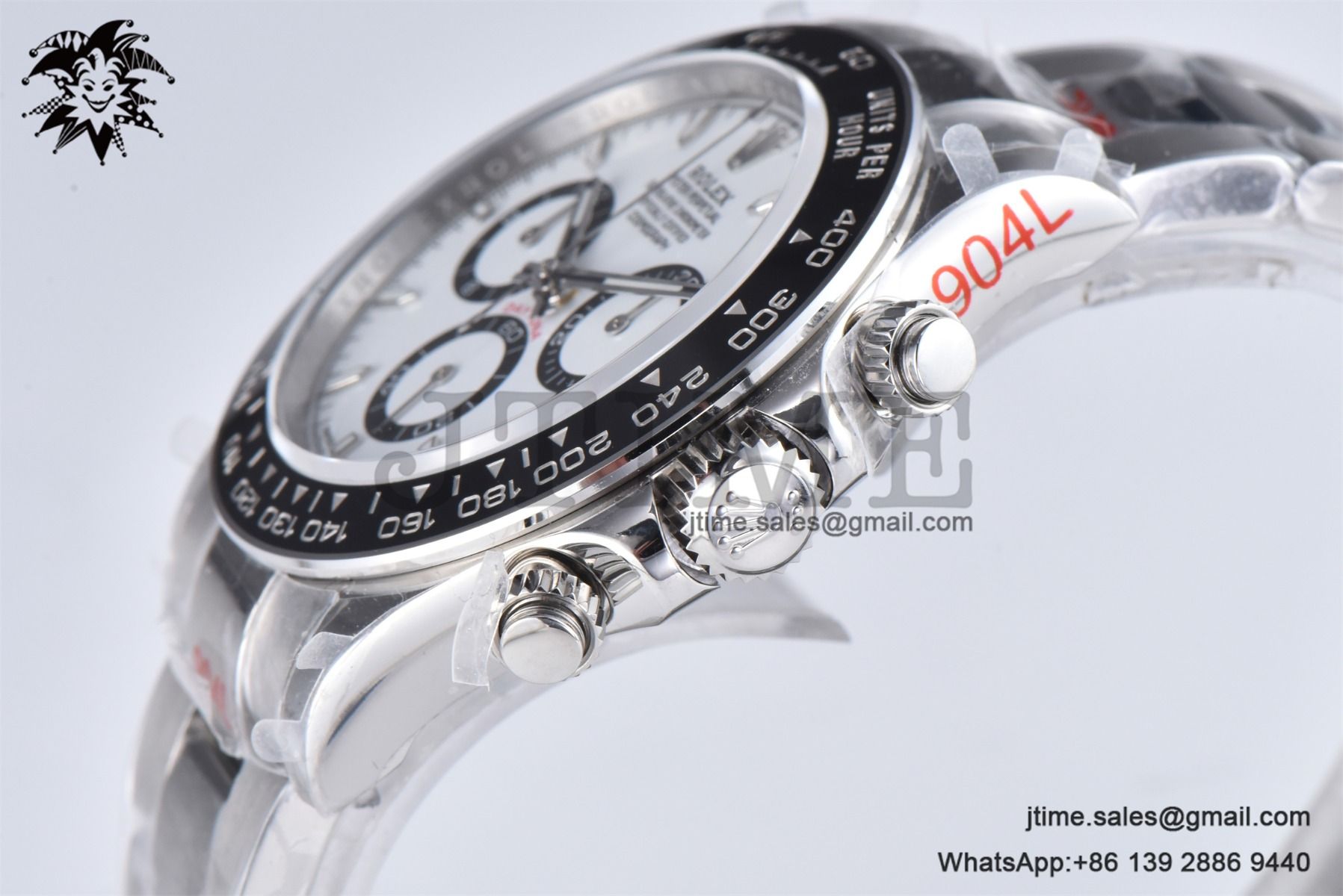 Daytona 116500 Panda Clean Factory 1:1 Best Edition 904L SS Case and Bracelet White Dial SH4131 - Image 7