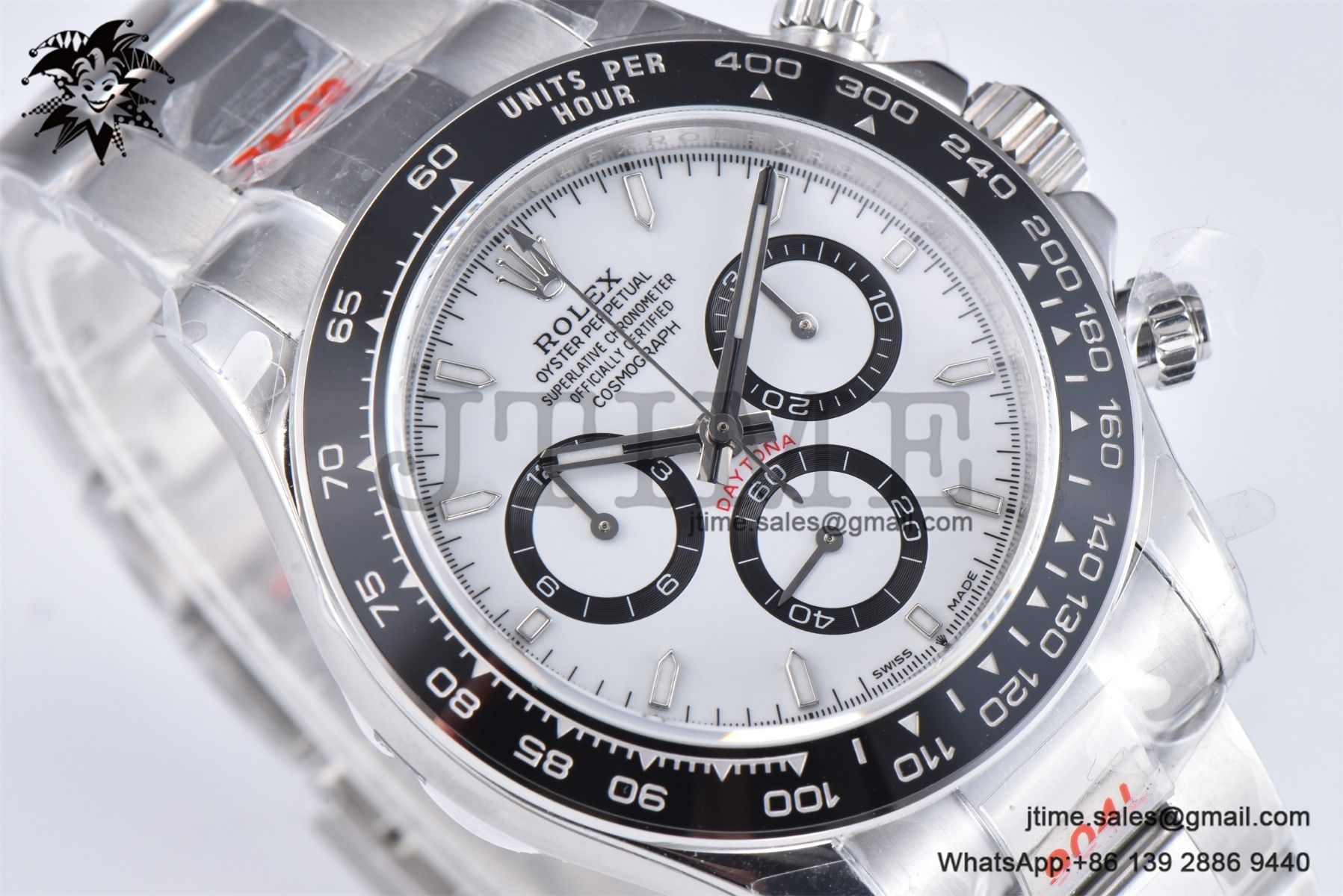 Daytona 116500 Panda Clean Factory 1:1 Best Edition 904L SS Case and Bracelet White Dial SH4131 - Image 5