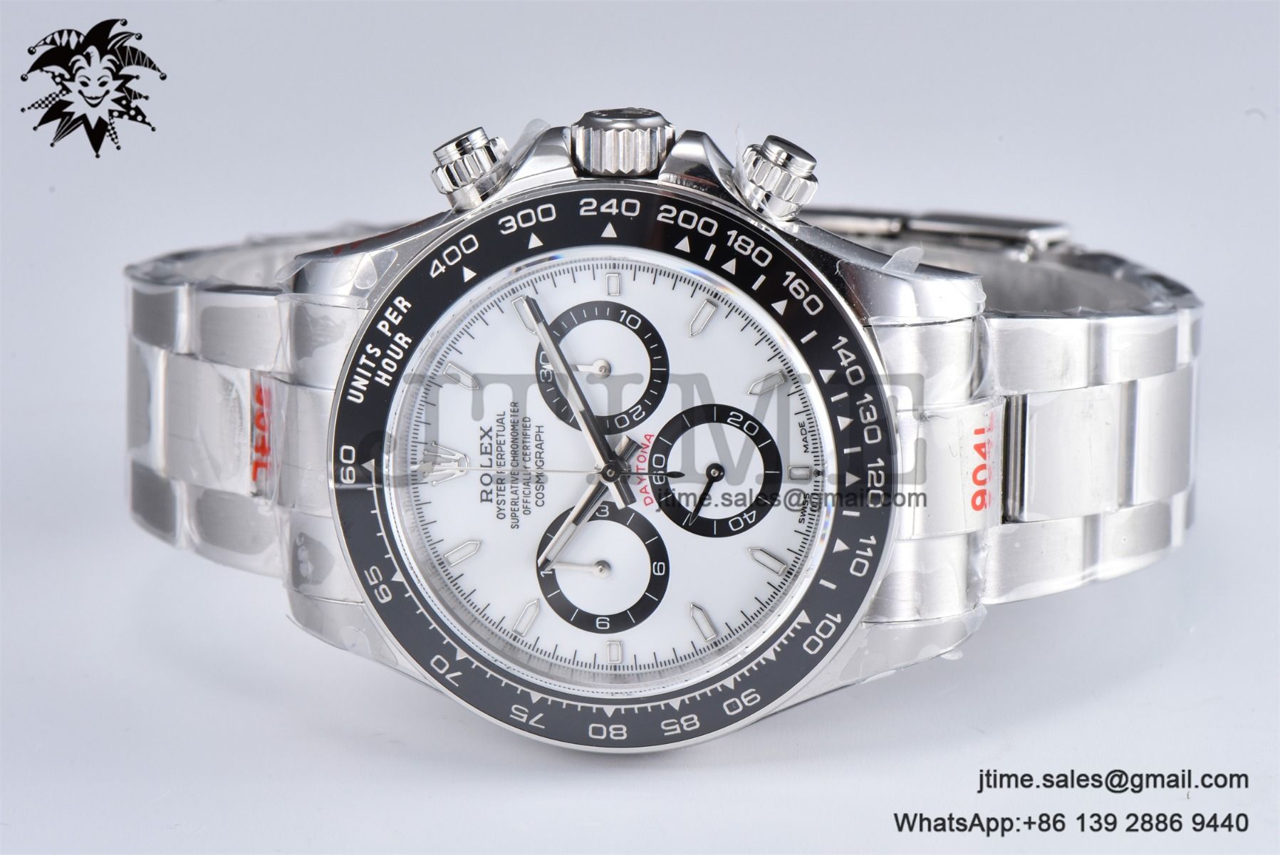 Daytona 116500 Panda Clean Factory 1:1 Best Edition 904L SS Case and Bracelet White Dial SH4131 - Image 3