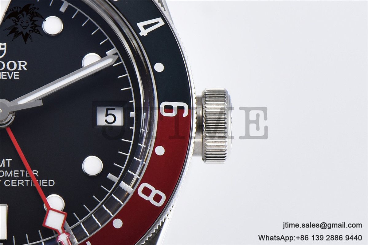 Black Bay GMT Pepsi Blue/Red Bezel ZF 1:1 Best Edition on SS Bracelet A2836 - Image 6