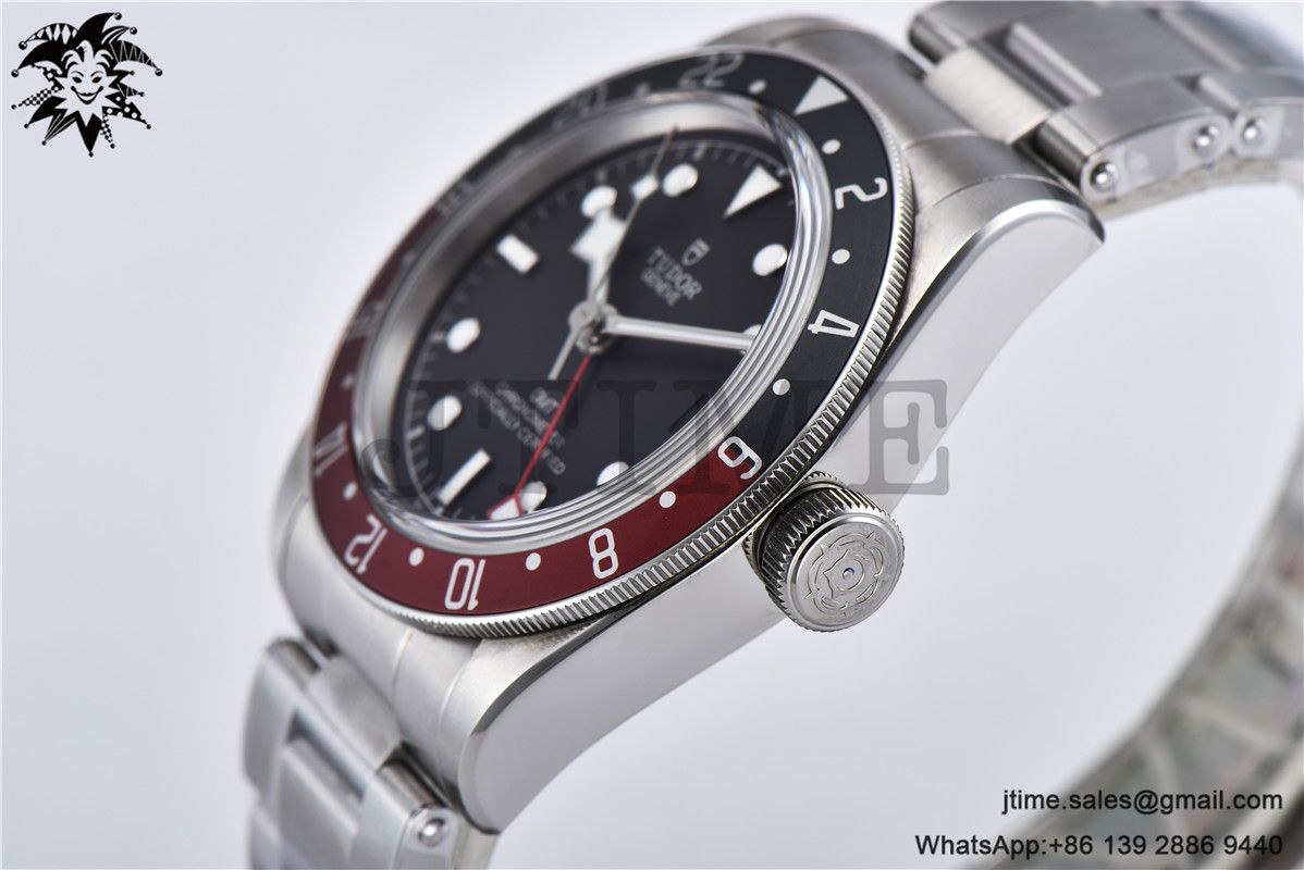 Black Bay GMT Pepsi Blue/Red Bezel ZF 1:1 Best Edition on SS Bracelet A2836 - Image 4