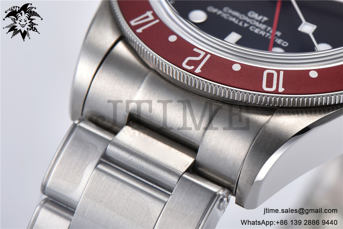 Black Bay GMT Pepsi Blue/Red Bezel ZF 1:1 Best Edition on SS Bracelet A2836 - Image 9