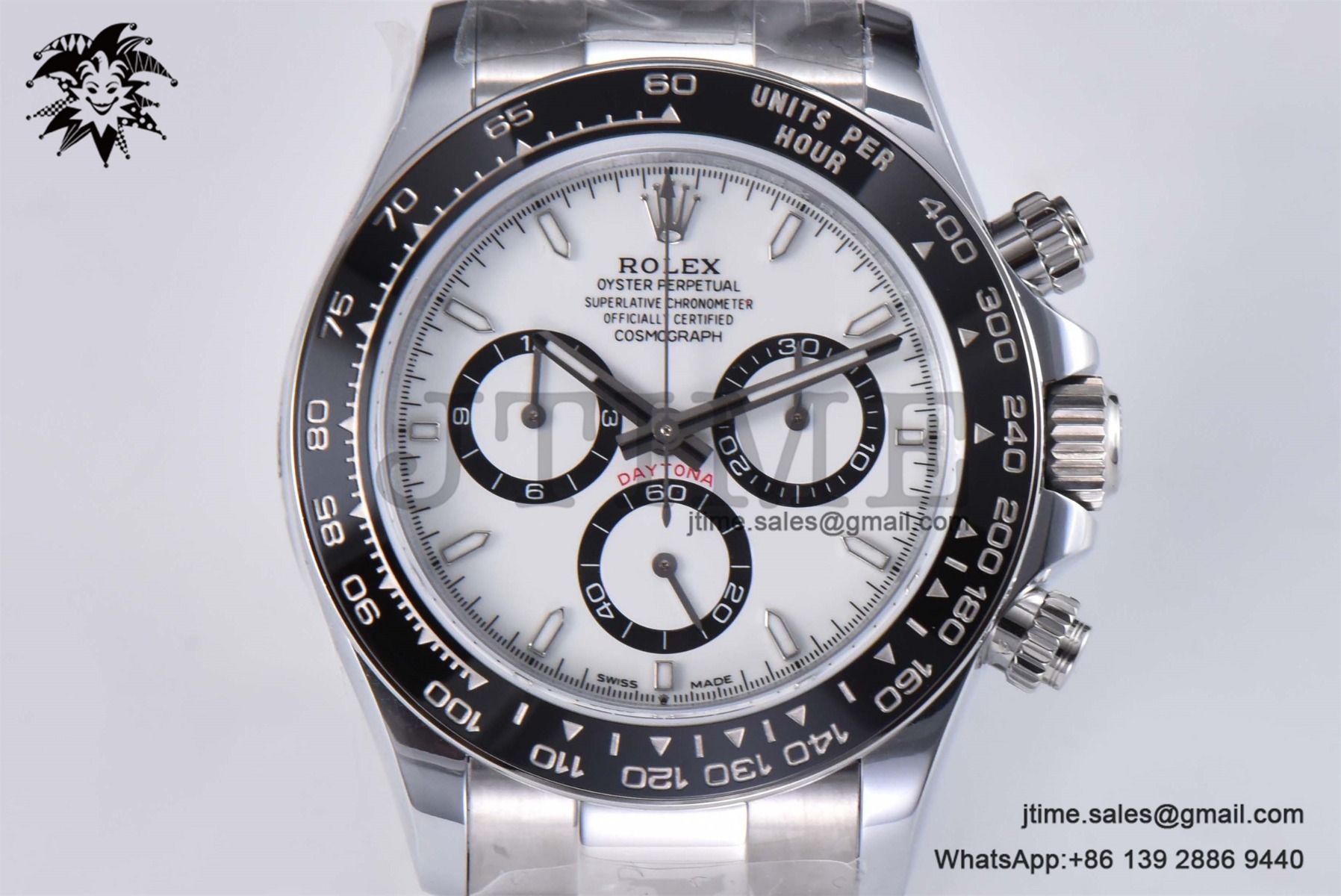 Daytona 126500 QF 1:1 Best Edition 904L Steel White Dial on SS Braclet SA4131 - Image 2
