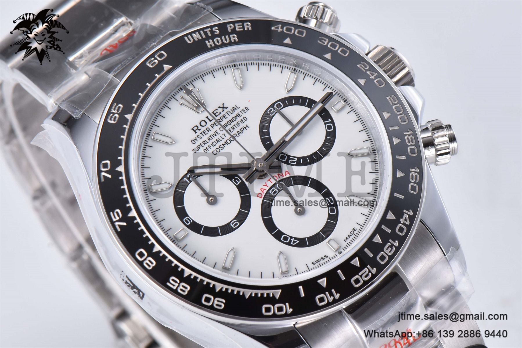 Daytona 126500 QF 1:1 Best Edition 904L Steel White Dial on SS Braclet SA4131 - Image 4