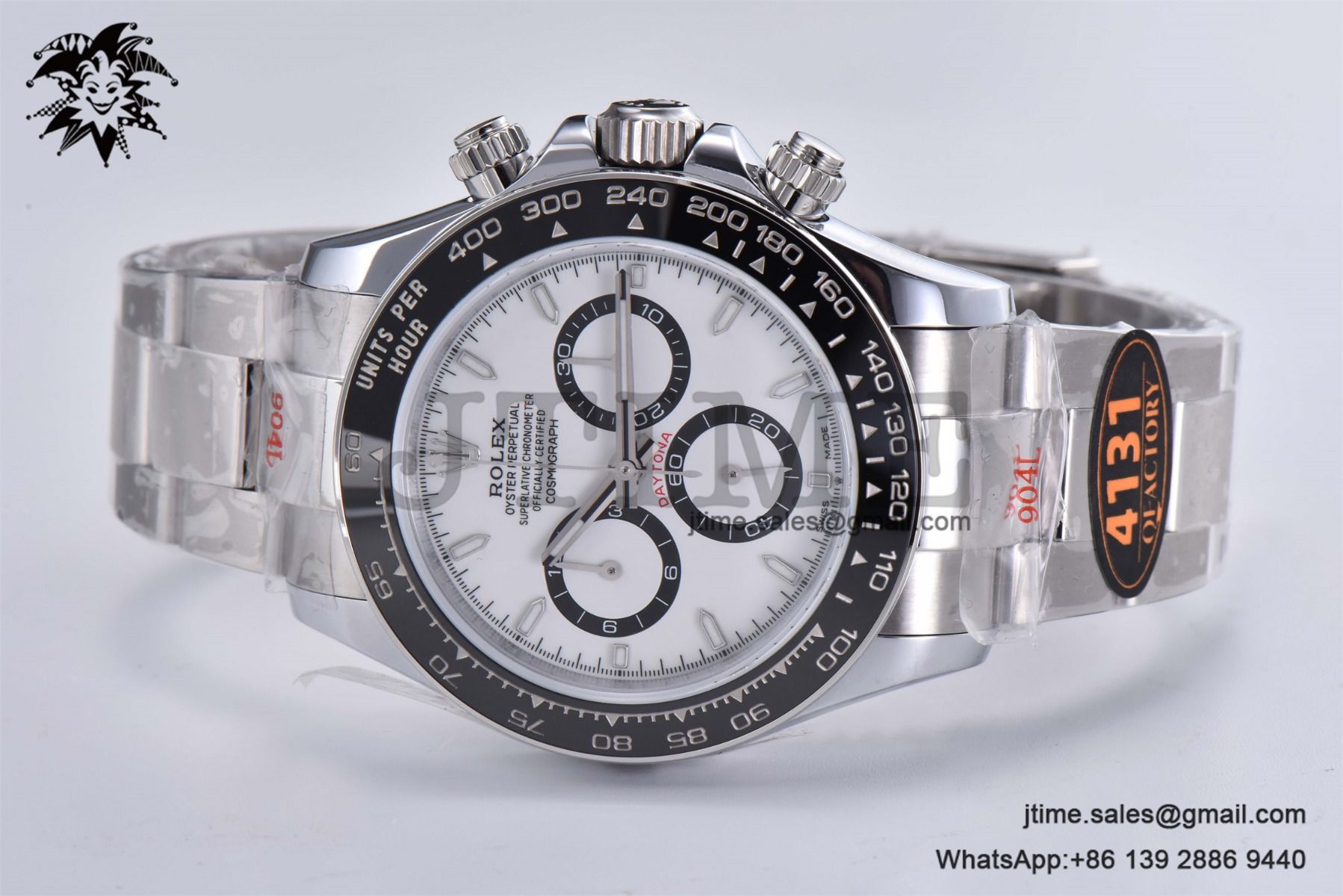 Daytona 126500 QF 1:1 Best Edition 904L Steel White Dial on SS Braclet SA4131 - Image 5
