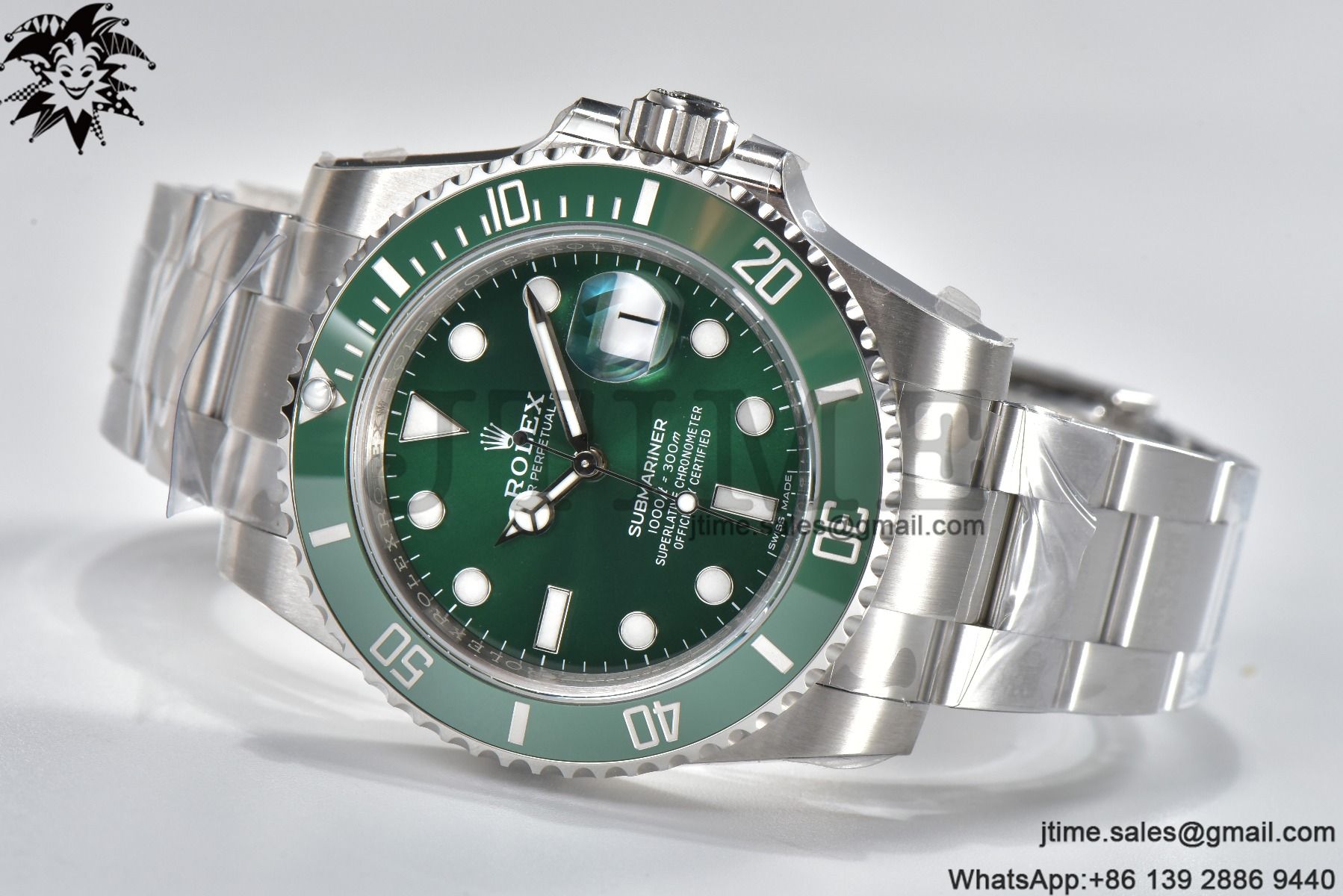 Submariner Hulk 116610 LV Green Ceramic ARF 1:1 Best Edition 904L SS Case and Bracelet VS3135 - Image 6