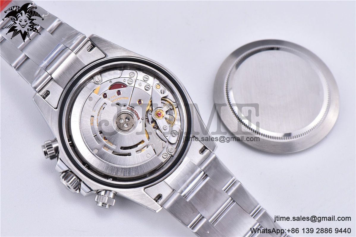 Daytona 116500 Noob 1:1 Best Edition 904L SS Case and Bracelet White Dial SA4130 V4 - Image 13
