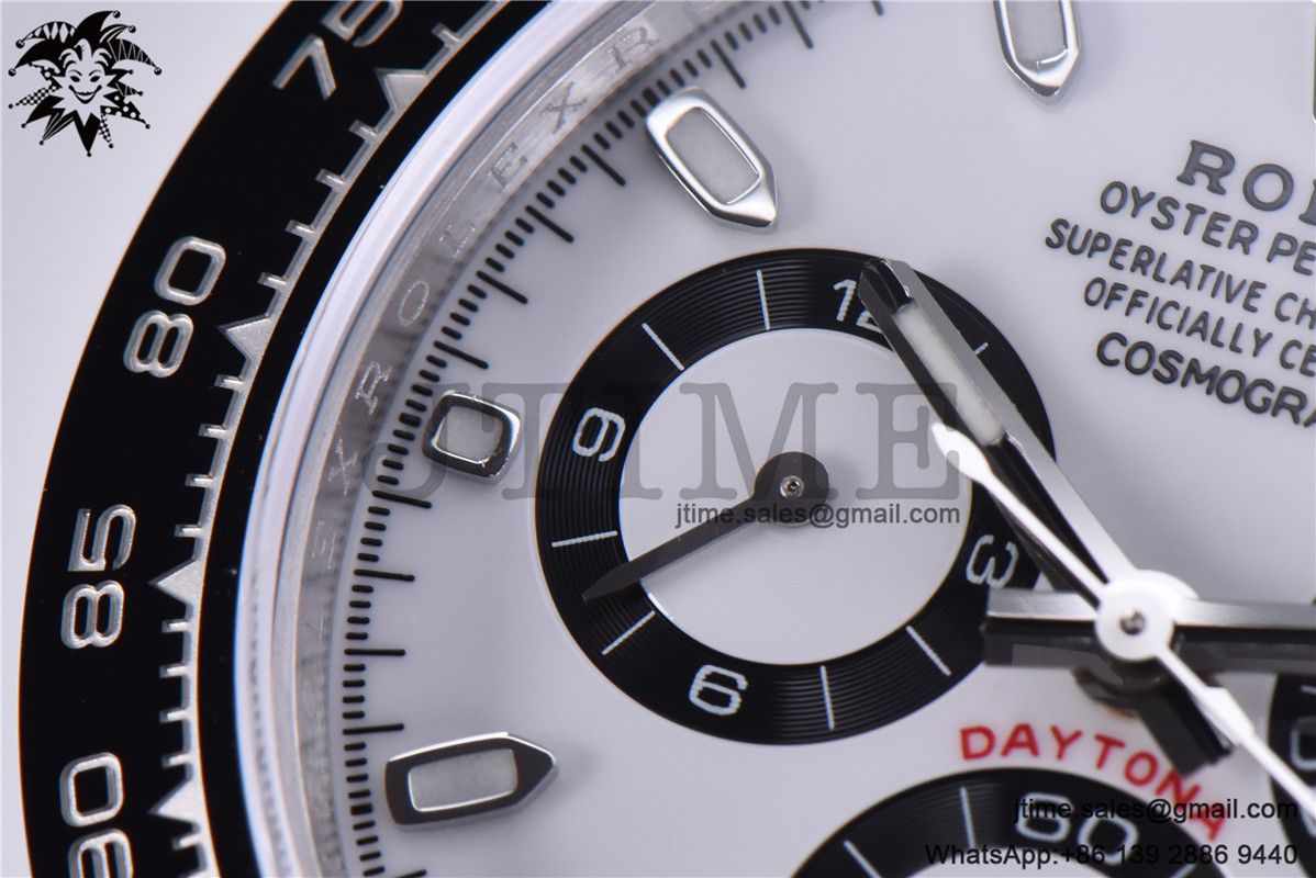 Daytona 116500 Noob 1:1 Best Edition 904L SS Case and Bracelet White Dial SA4130 V4 - Image 21