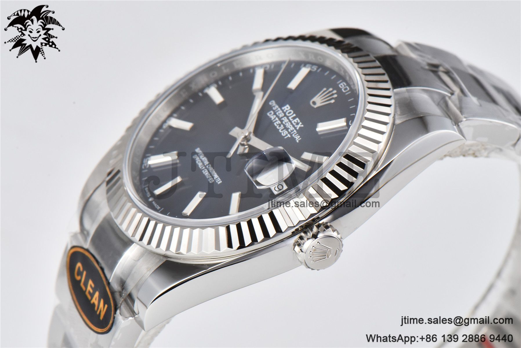 DateJust 126334 904L SS Clean Factory Best Edition Blue Dial on Oyster Bracelet S3235 - Image 7