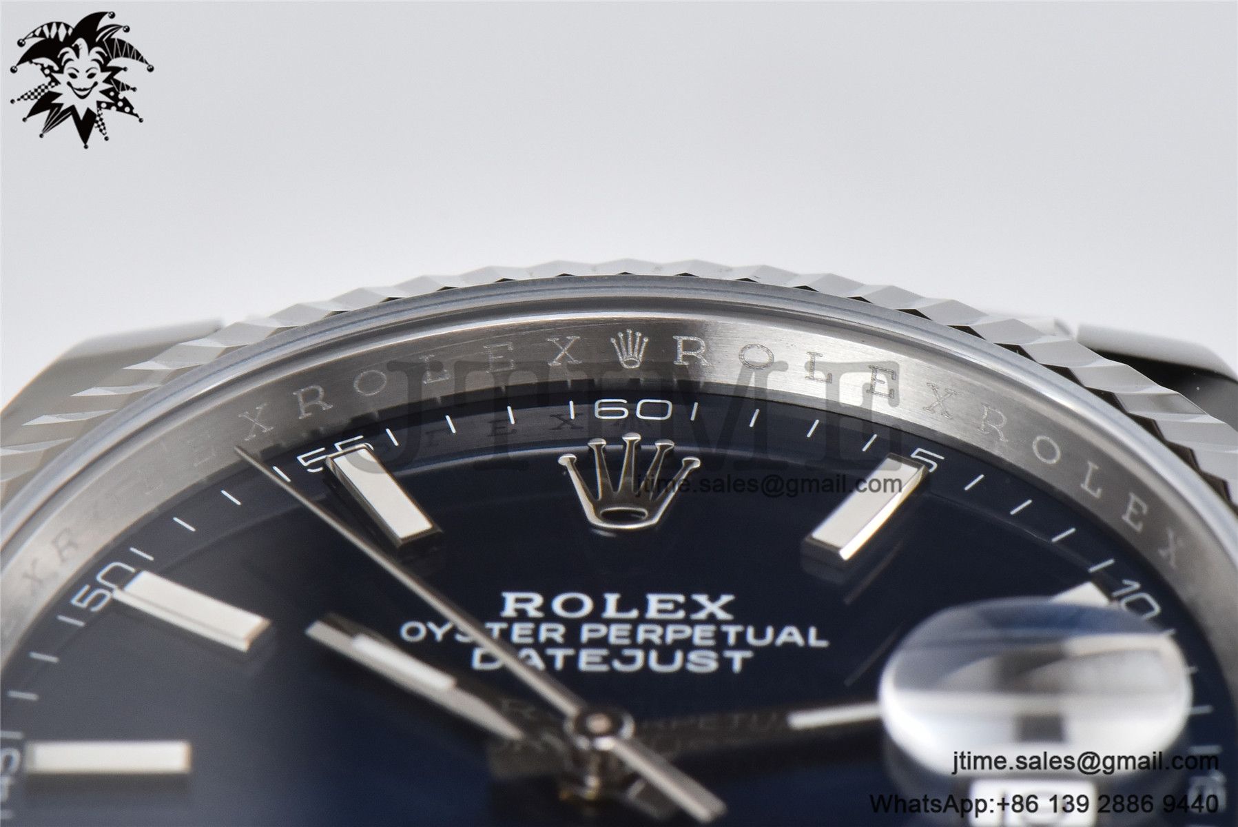 DateJust 126334 904L SS Clean Factory Best Edition Blue Dial on Oyster Bracelet S3235 - Image 9