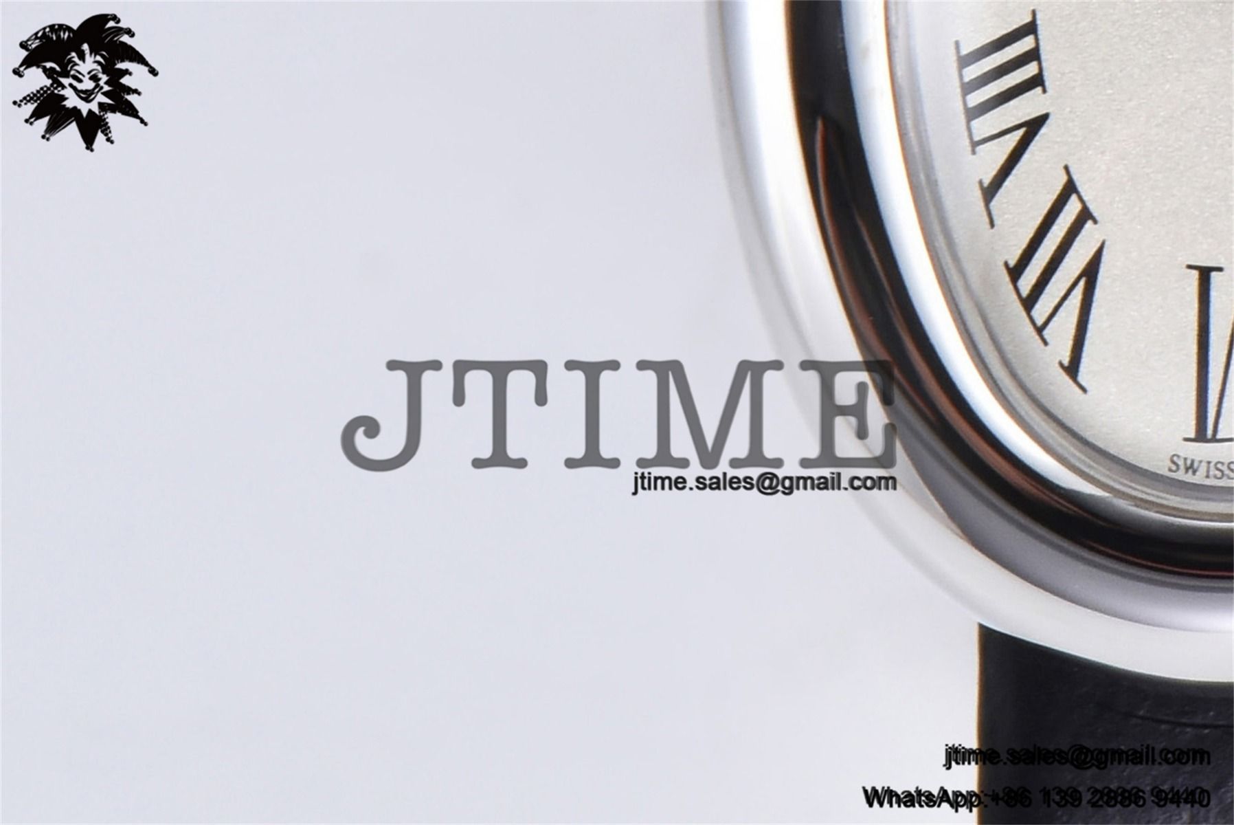 Baignoire Watch AF 1:1 Best Edition White Dial on Black Croco Strap RONDA Quartz - Image 6