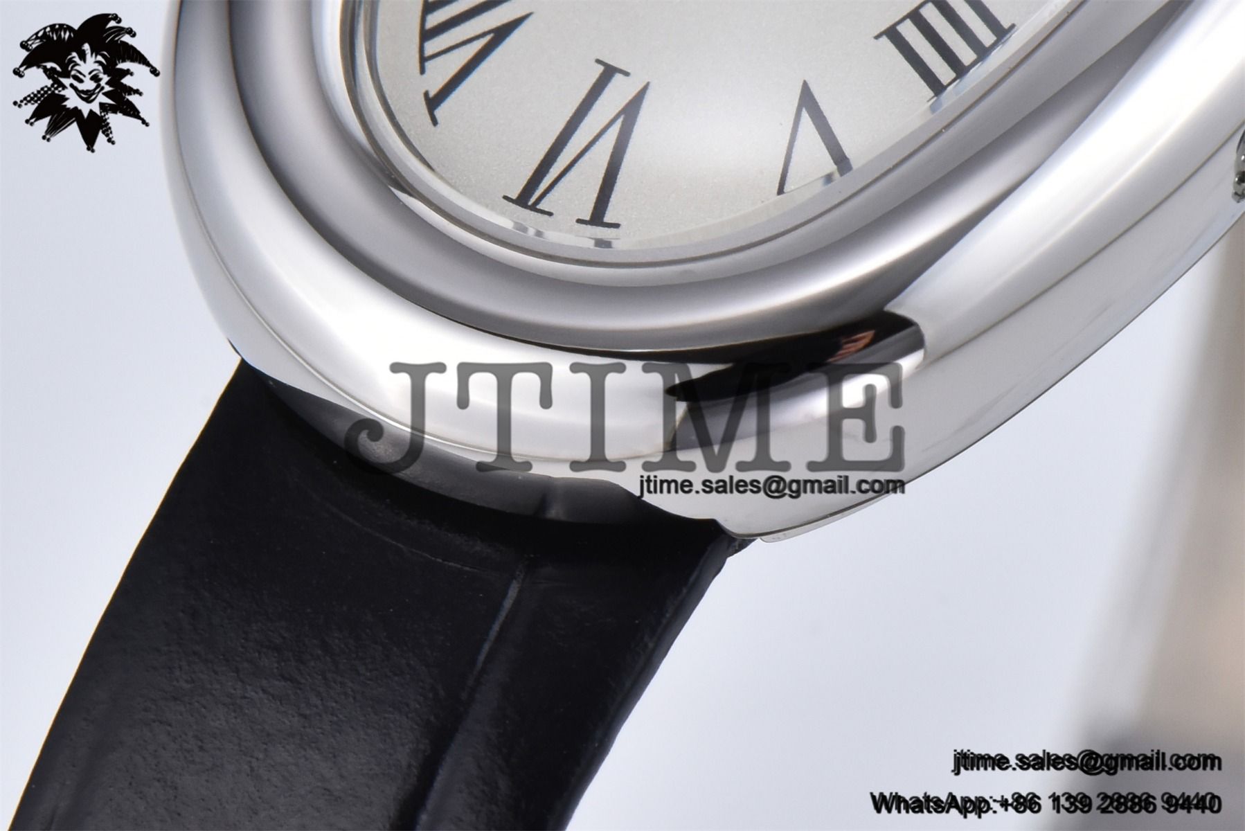 Baignoire Watch AF 1:1 Best Edition White Dial on Black Croco Strap RONDA Quartz - Image 11