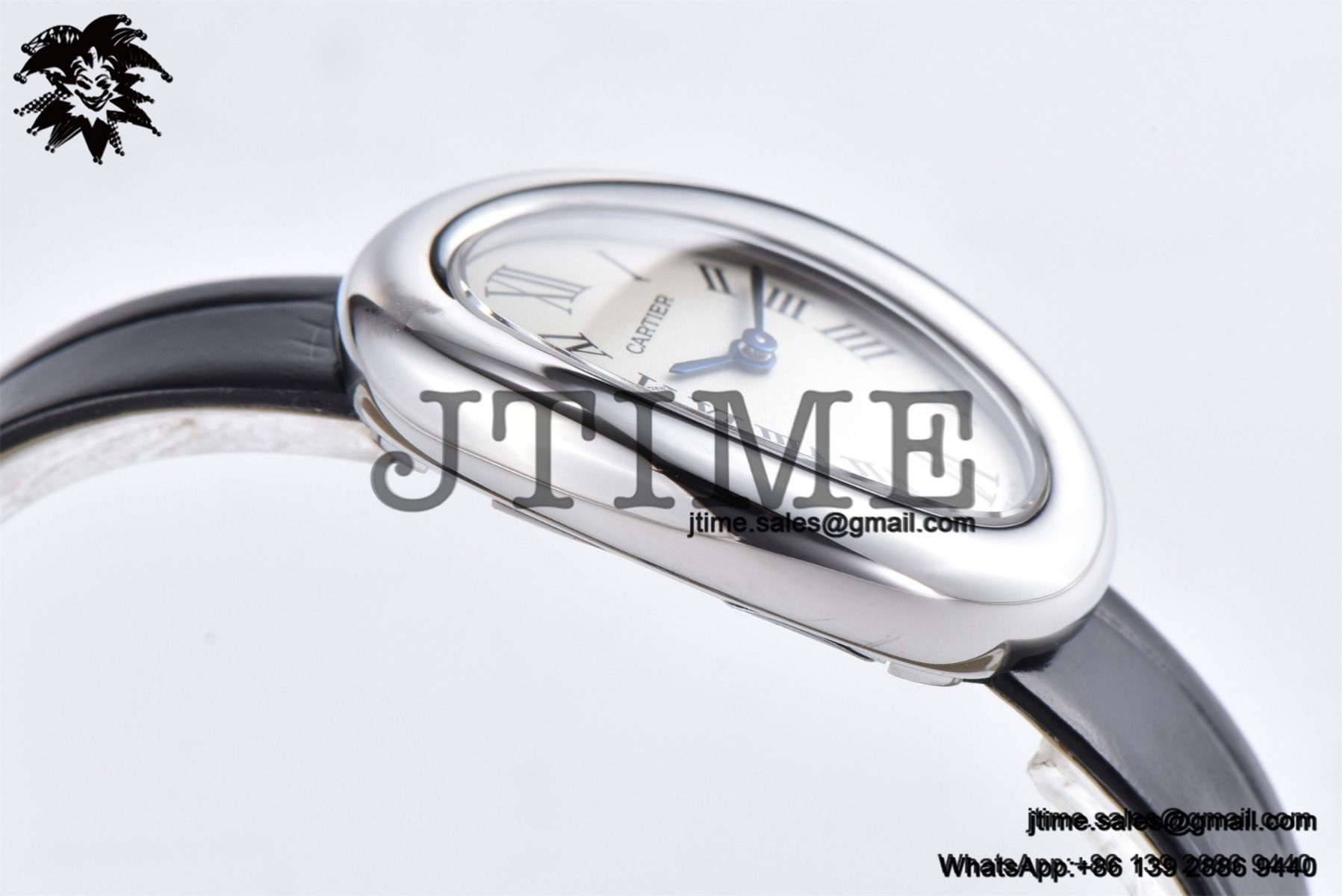 Baignoire Watch AF 1:1 Best Edition White Dial on Black Croco Strap RONDA Quartz - Image 15