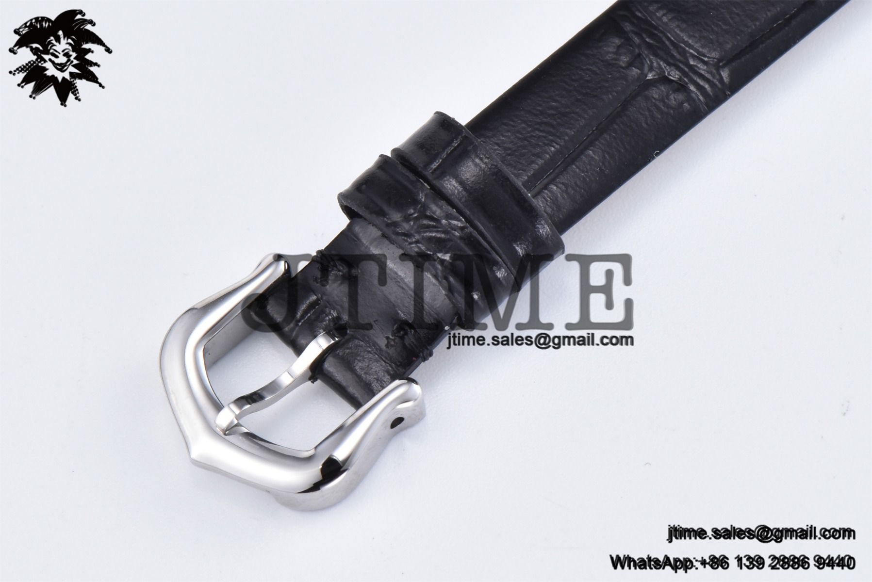 Baignoire Watch AF 1:1 Best Edition White Dial on Black Croco Strap RONDA Quartz - Image 17