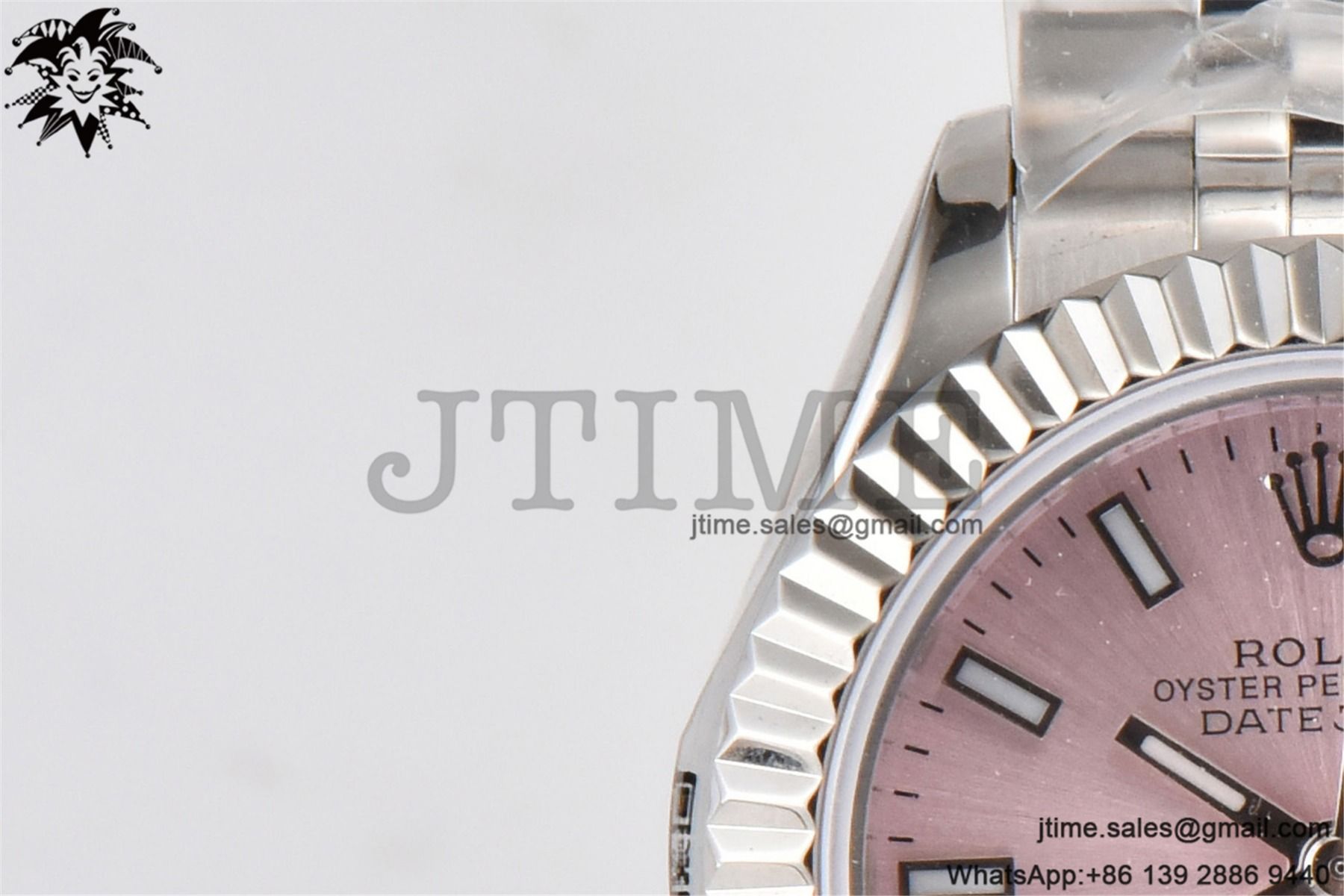 Datejust 28mm Ladies SS WF 1:1 Best Edition Pink Dial Bezel on SS Jubilee Bracelet A2236 - Image 10