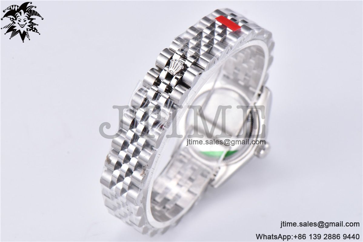 Ladies Datejust 31mm Fluted Bezel 904L Steel GMF Best Edition Pink MOP Dial Diamond Markers on Jubilee Bracelet A2671 - Image 23