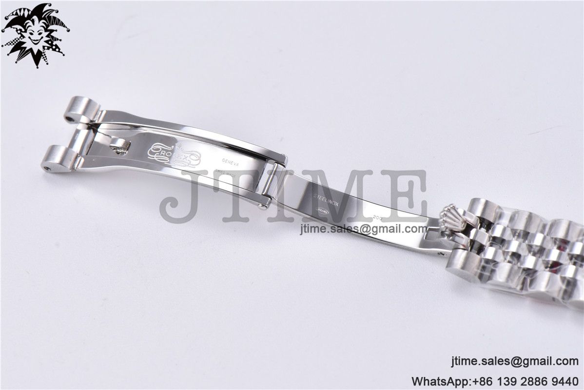 Ladies Datejust 31mm Fluted Bezel 904L Steel GMF Best Edition Pink MOP Dial Diamond Markers on Jubilee Bracelet A2671 - Image 25