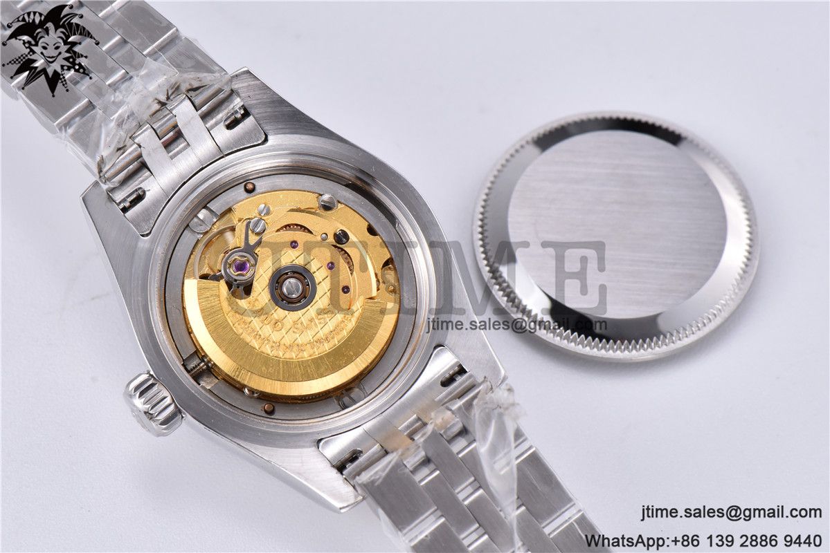 Ladies Datejust 31mm Fluted Bezel 904L Steel GMF Best Edition Pink MOP Dial Diamond Markers on Jubilee Bracelet A2671 - Image 21