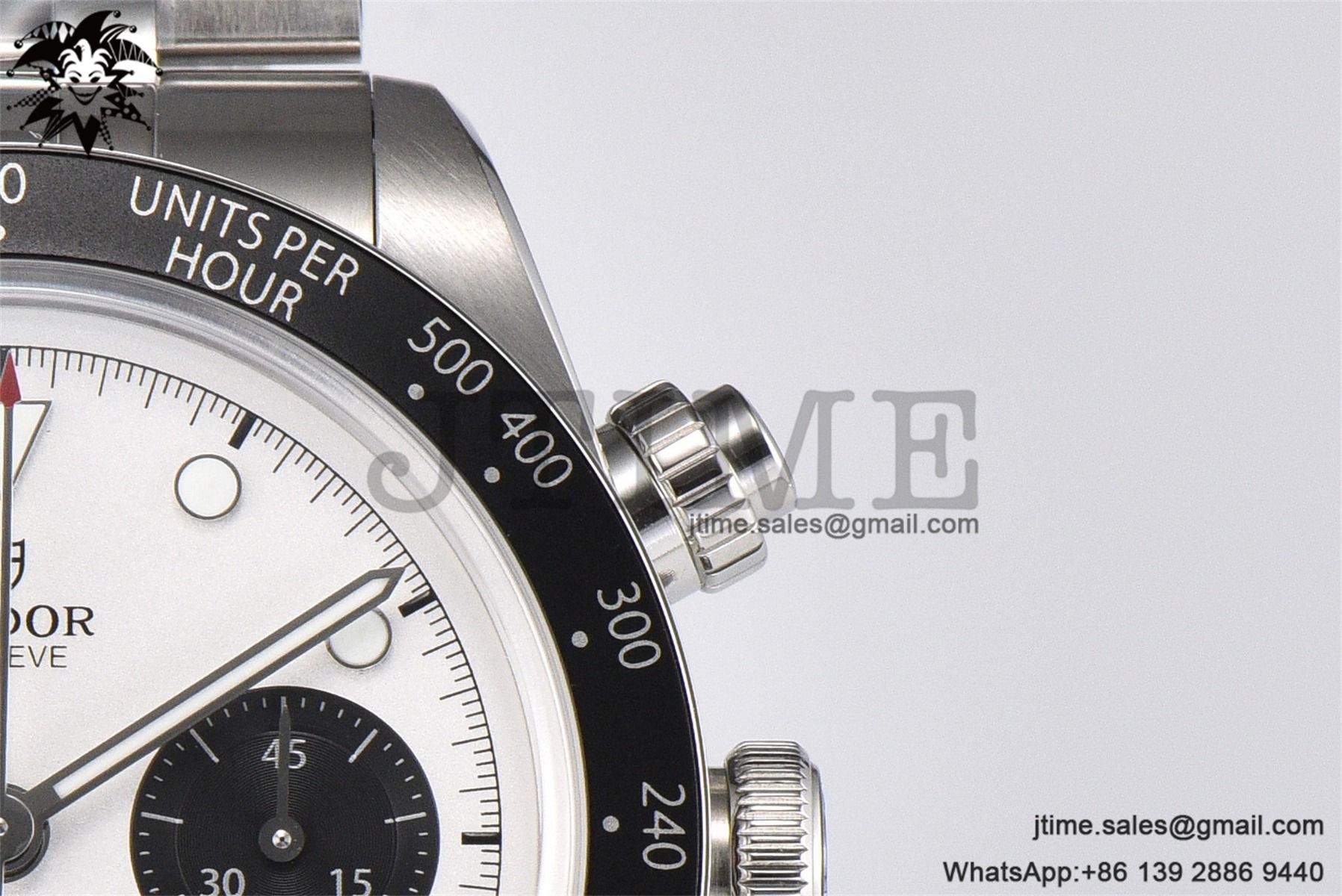 Black Bay Chrono SS ZF 1:1 Best Edition White Dial on SS Bracelet A7750 - Image 26