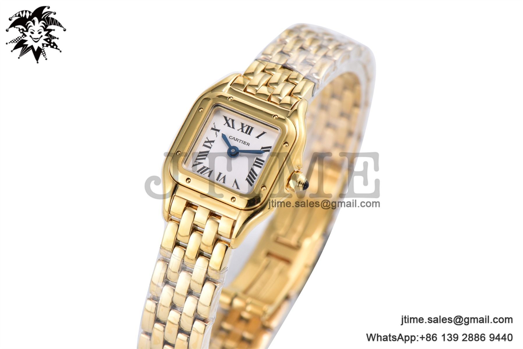 Panthère Mini 19mm BBA 1:1 Best Edition YG White Dial on YG Bracelet Ronda Quartz
