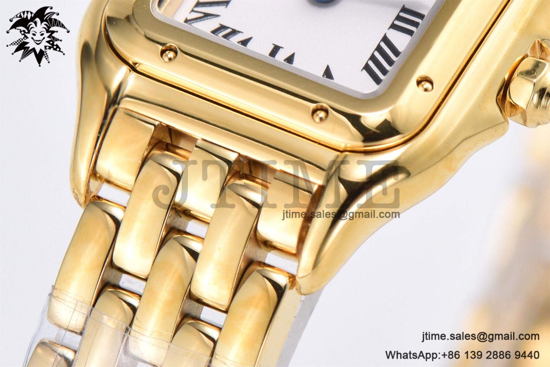 Panthère Mini 19mm BBA 1:1 Best Edition YG White Dial on YG Bracelet Ronda Quartz - Image 11