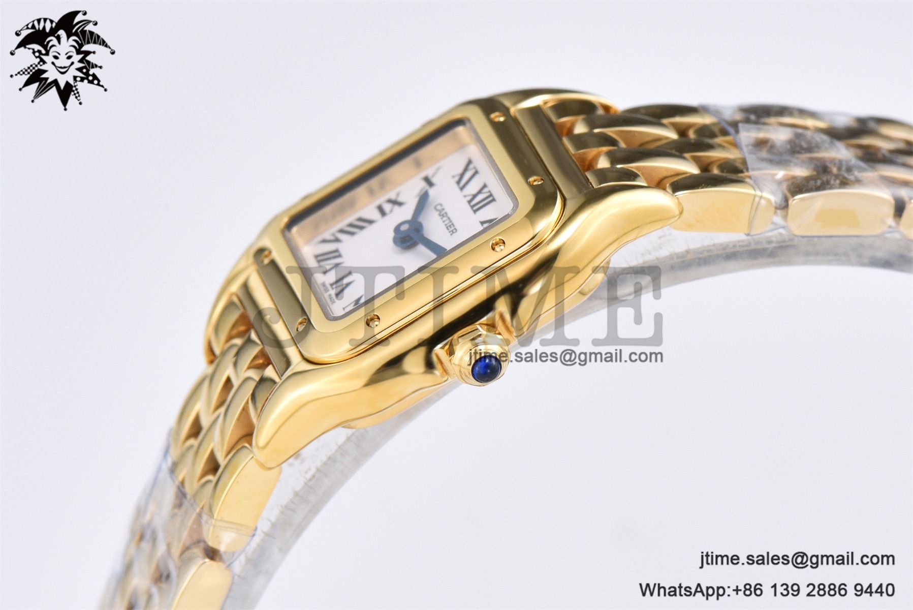 Panthère Mini 19mm BBA 1:1 Best Edition YG White Dial on YG Bracelet Ronda Quartz - Image 5