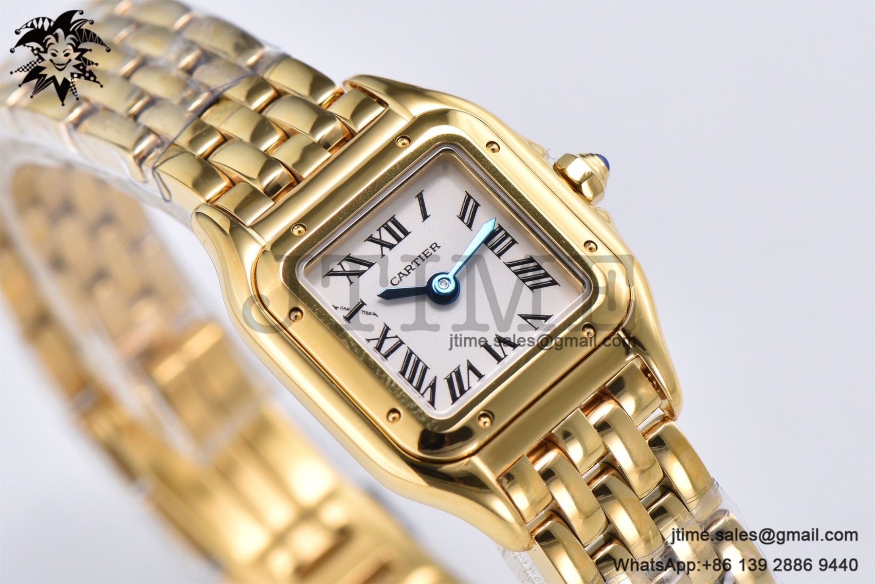 Panthère Mini 19mm BBA 1:1 Best Edition YG White Dial on YG Bracelet Ronda Quartz - Image 13