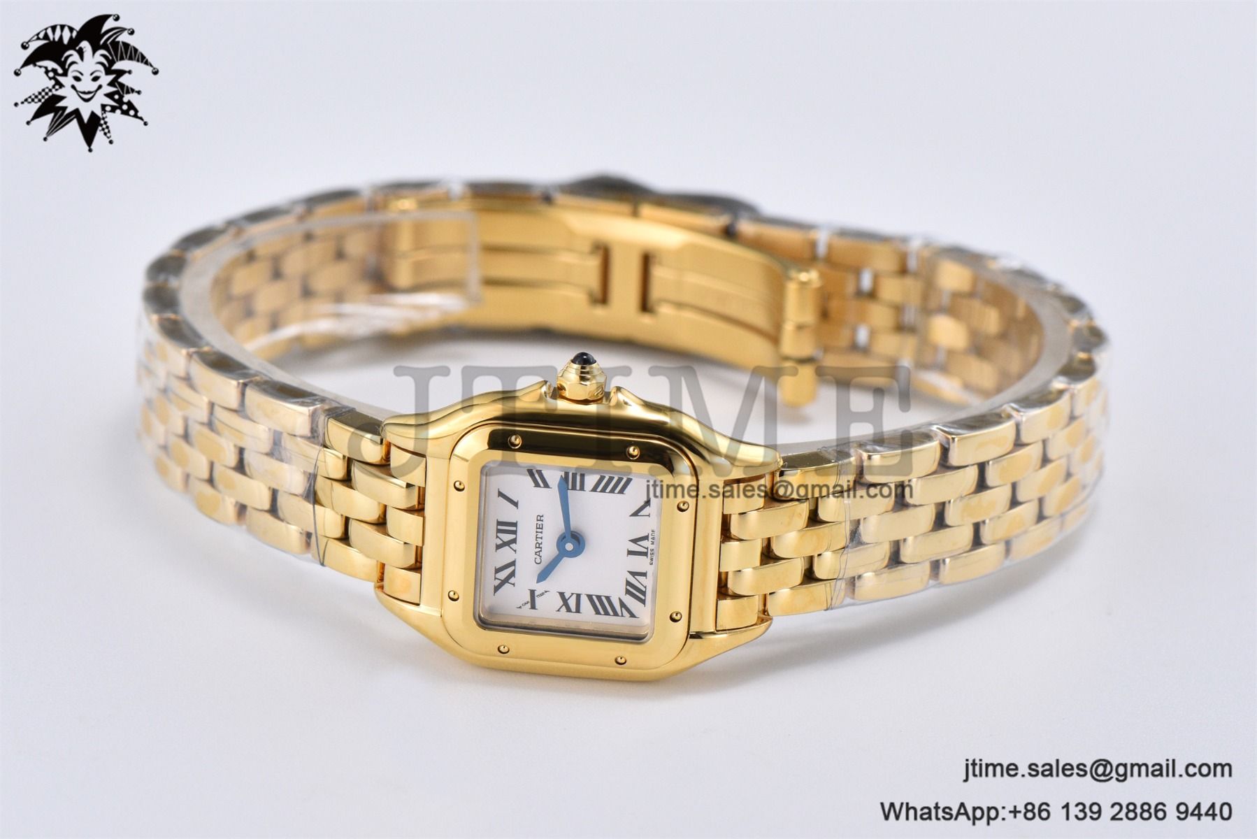 Panthère Mini 19mm BBA 1:1 Best Edition YG White Dial on YG Bracelet Ronda Quartz - Image 15